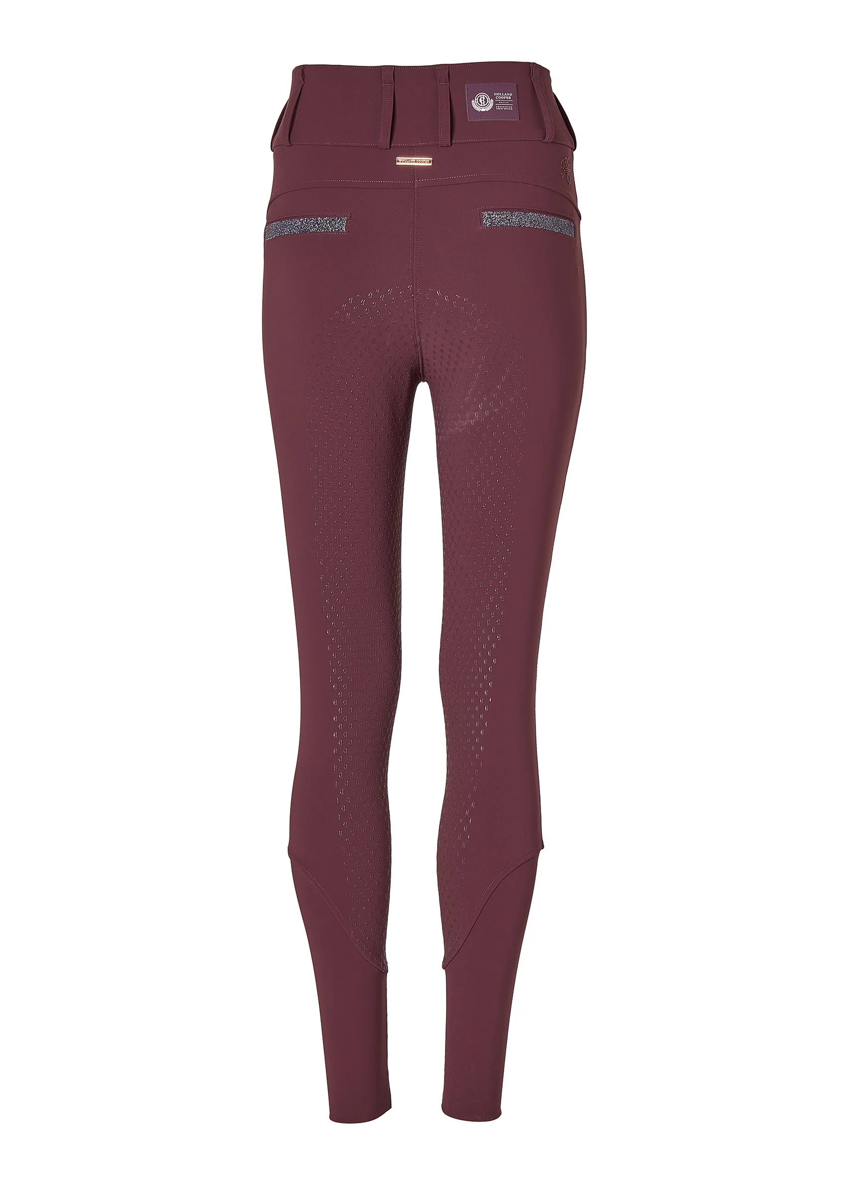 Premium High Rise Breeches (Aubergine) - Image 8