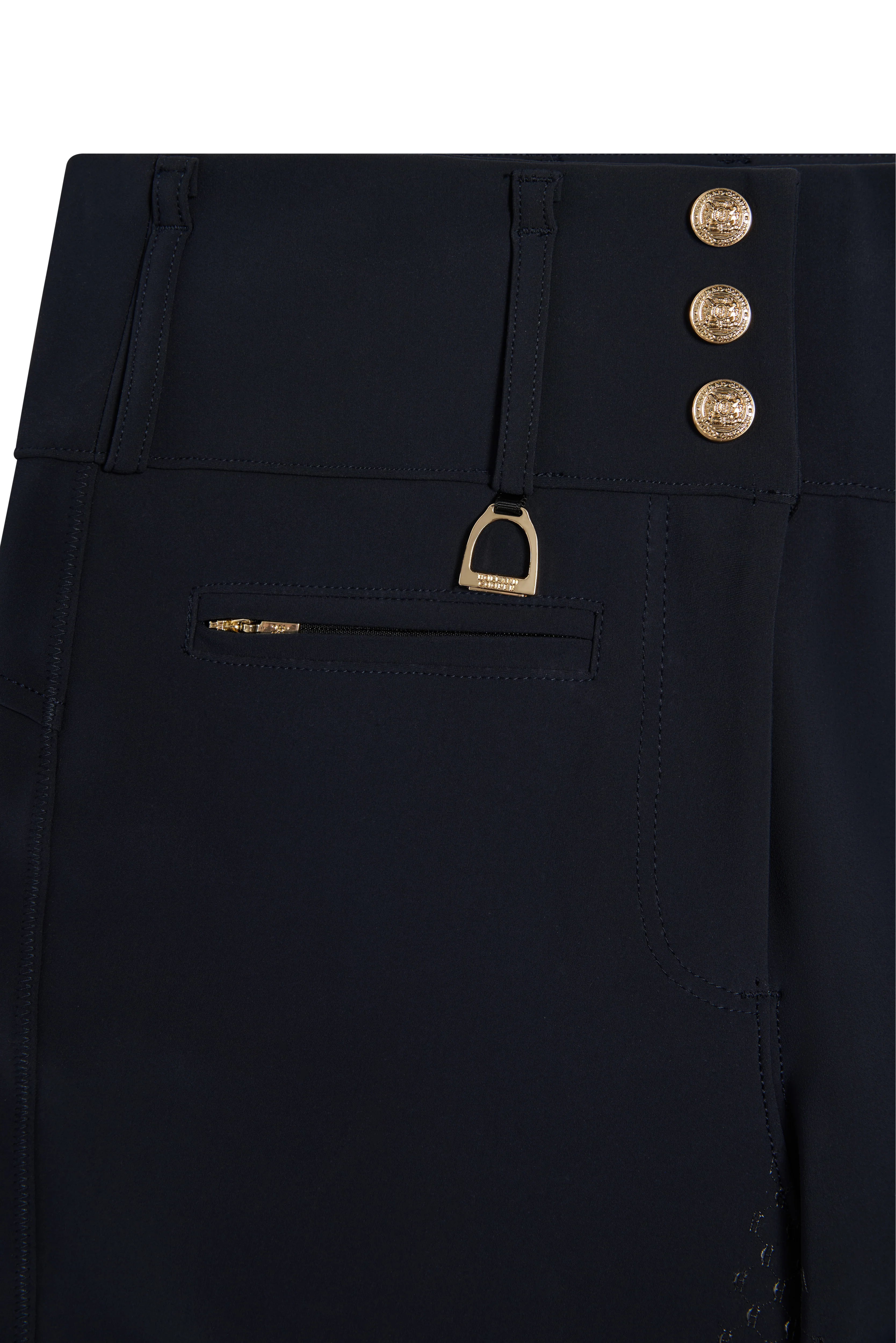 Premium High Rise Breeches (Ink Navy) - Image 7