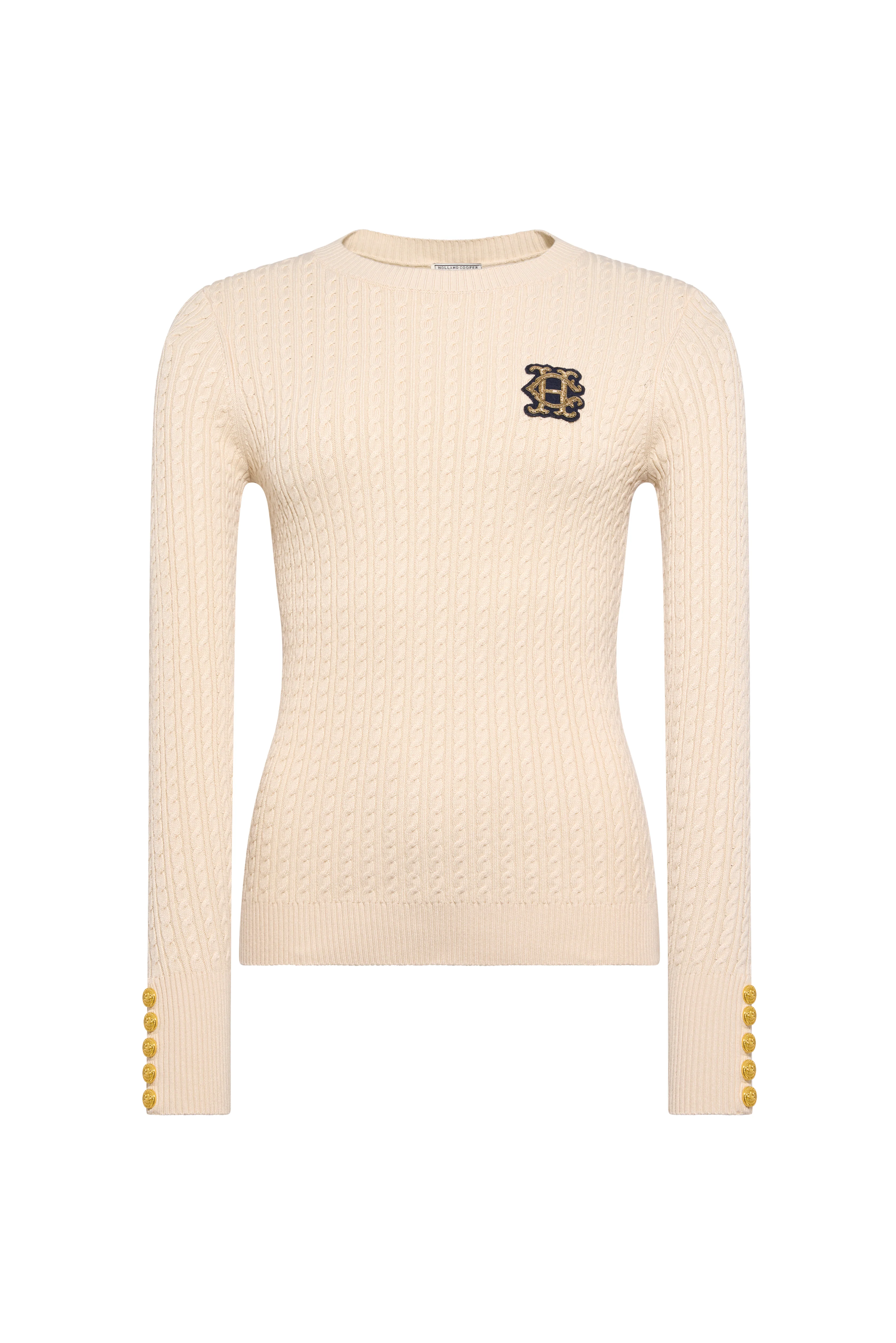 Princeton Crew Neck Knit (Almond) - Image 4