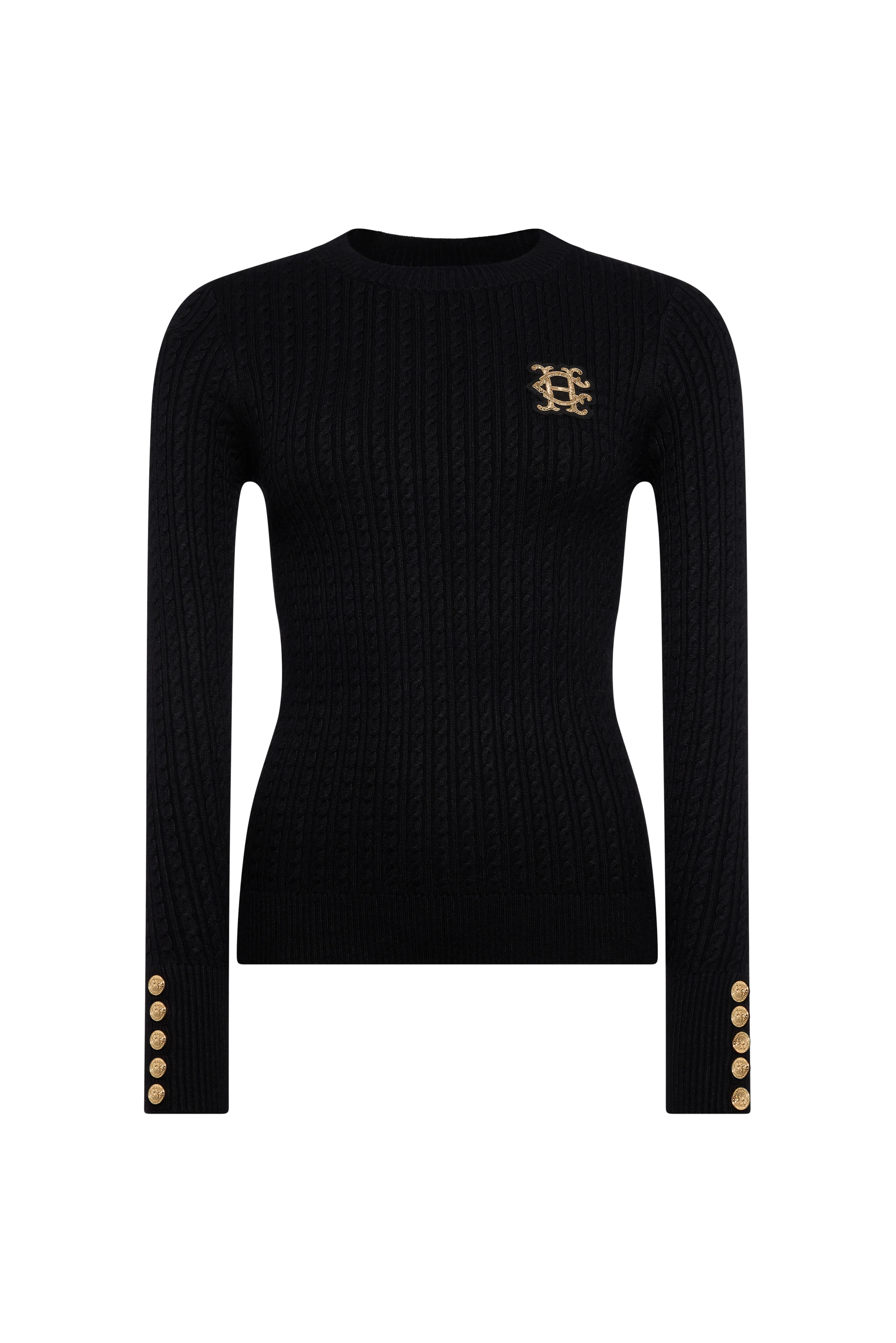 Princeton Crew Neck Knit (Black) - Image 4