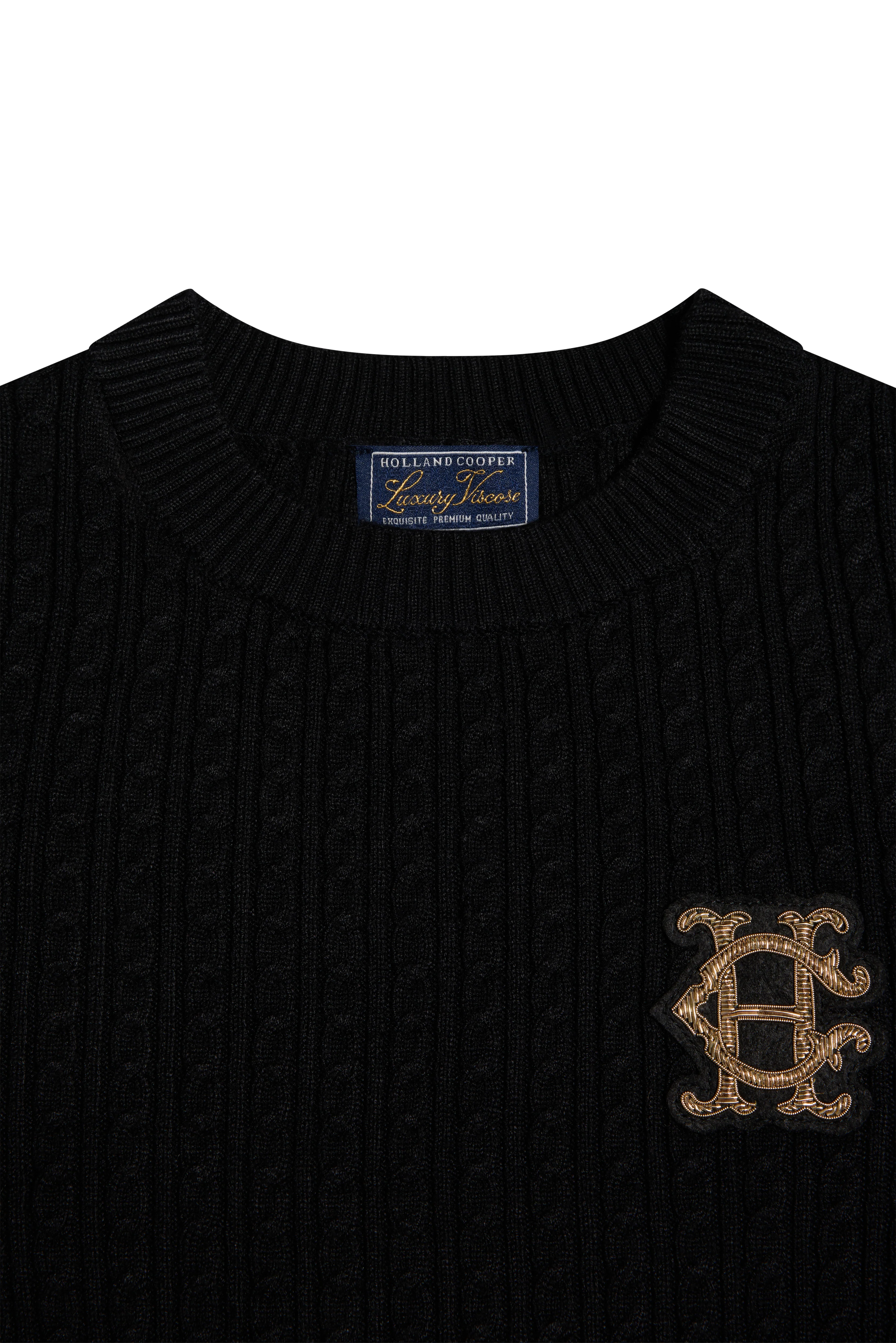 Princeton Crew Neck Knit (Black) - Image 8