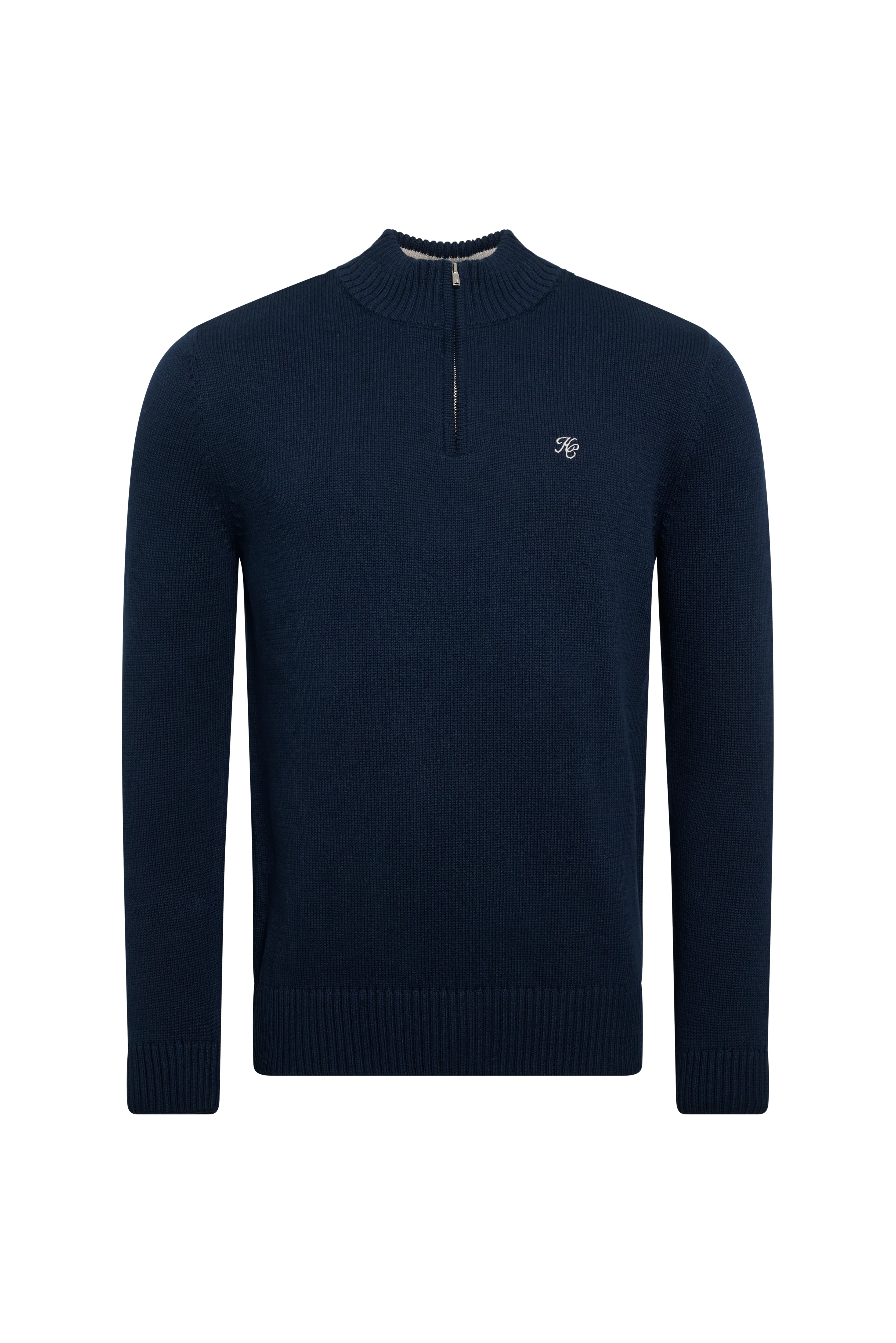Men's Quarter Zip Knit (Ink Navy) - Image 5
