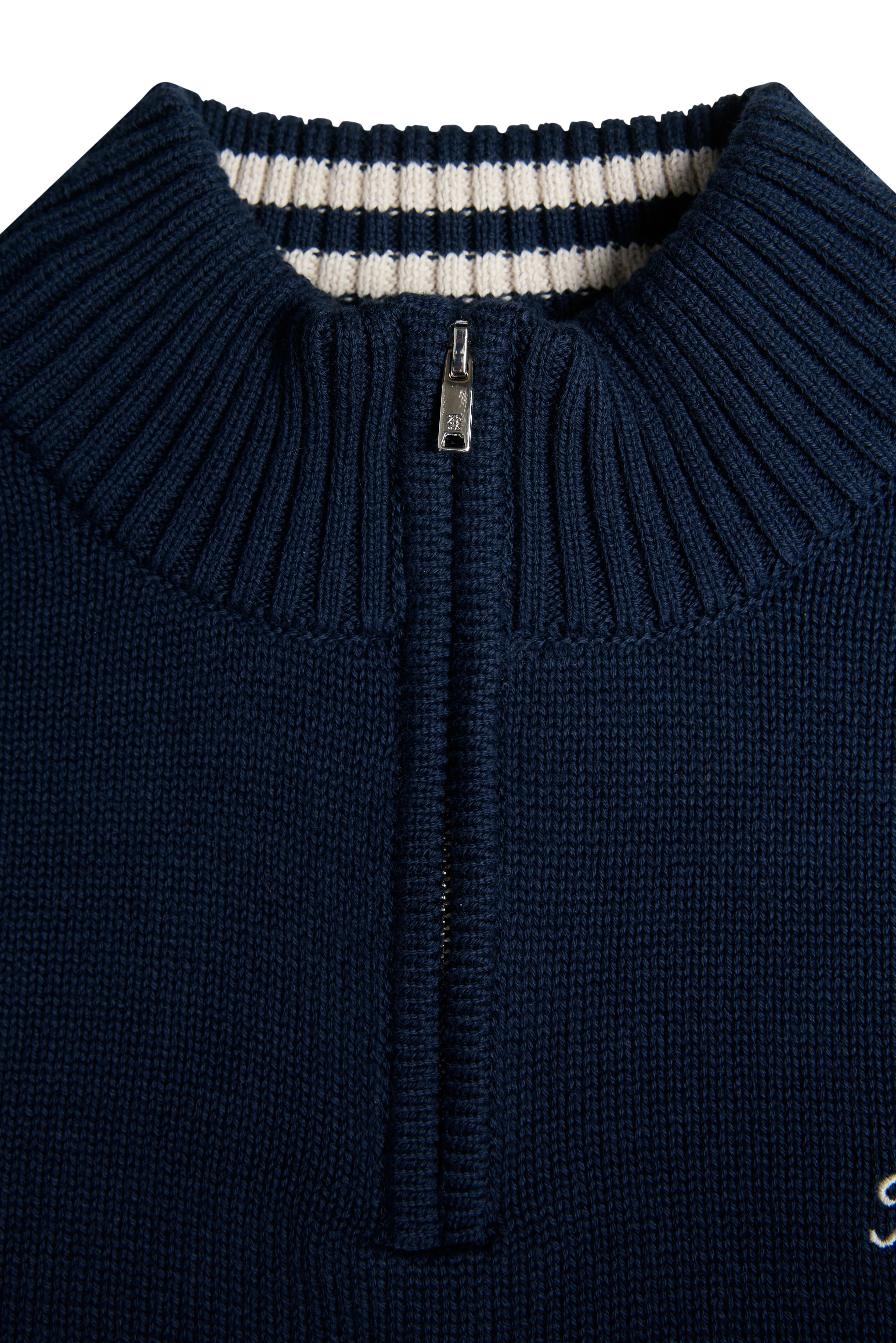 Men's Quarter Zip Knit (Ink Navy) - Image 6
