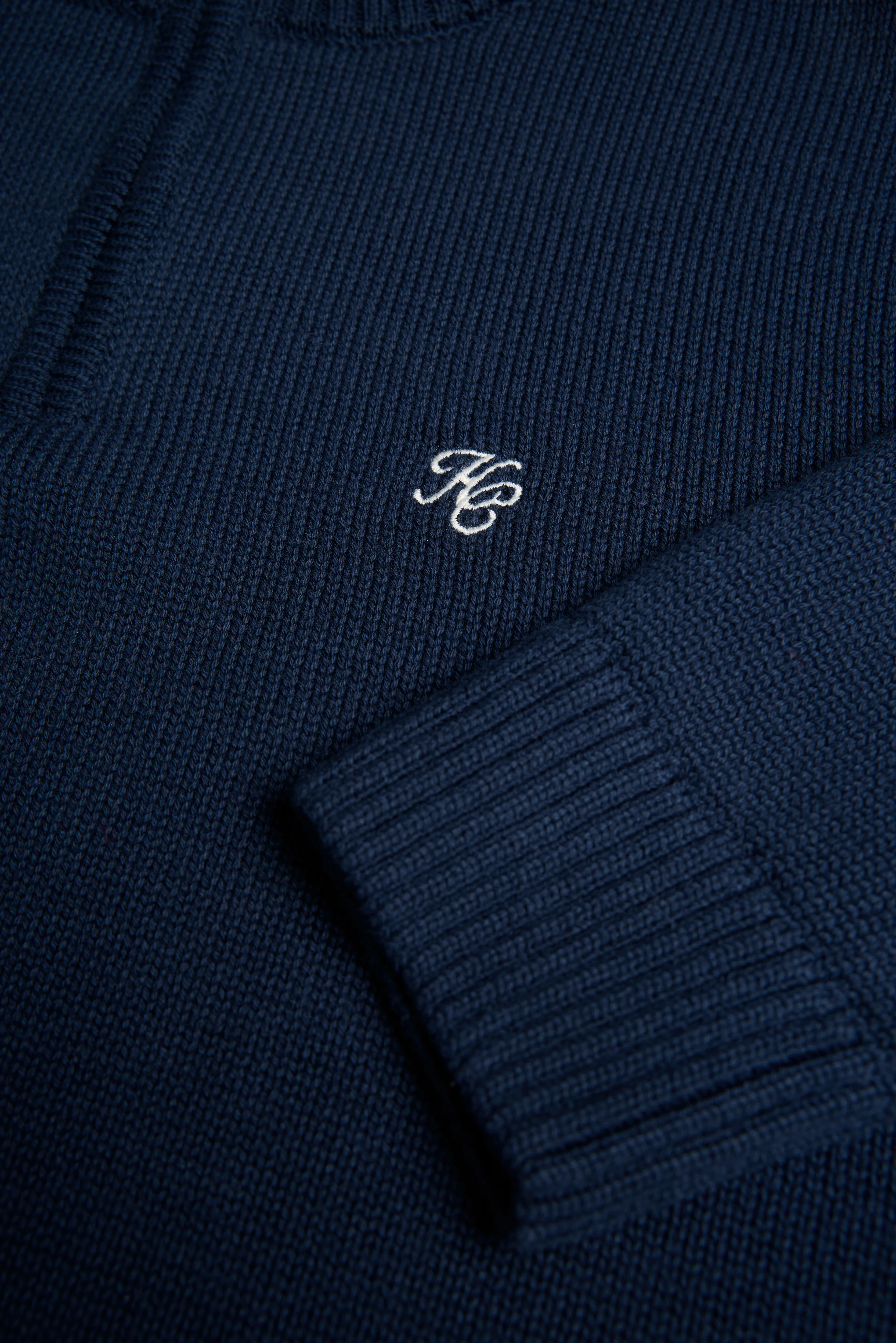 Men's Quarter Zip Knit (Ink Navy) - Image 7