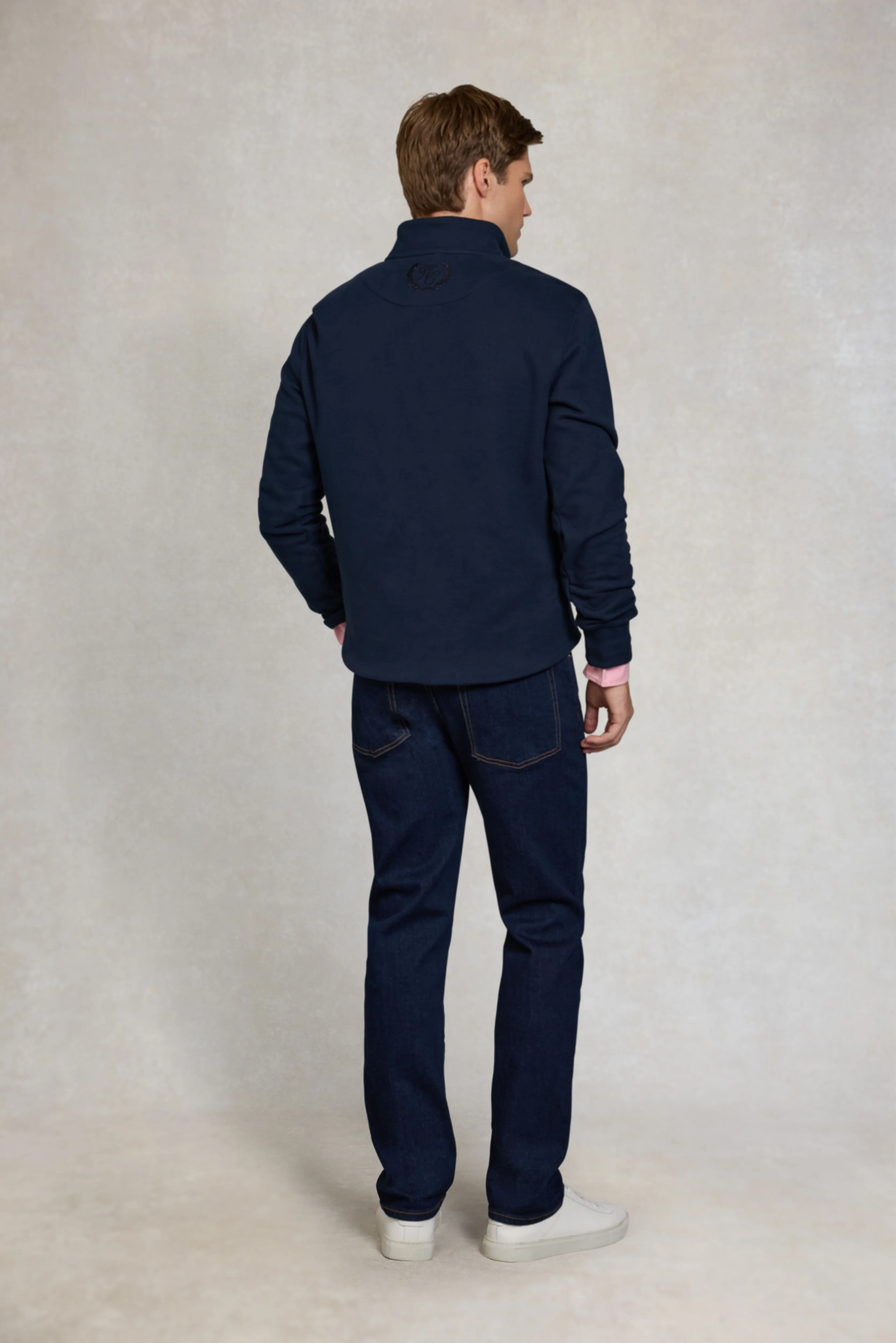 Men's Quarter Zip Sweat (Ink Navy) - Image 5