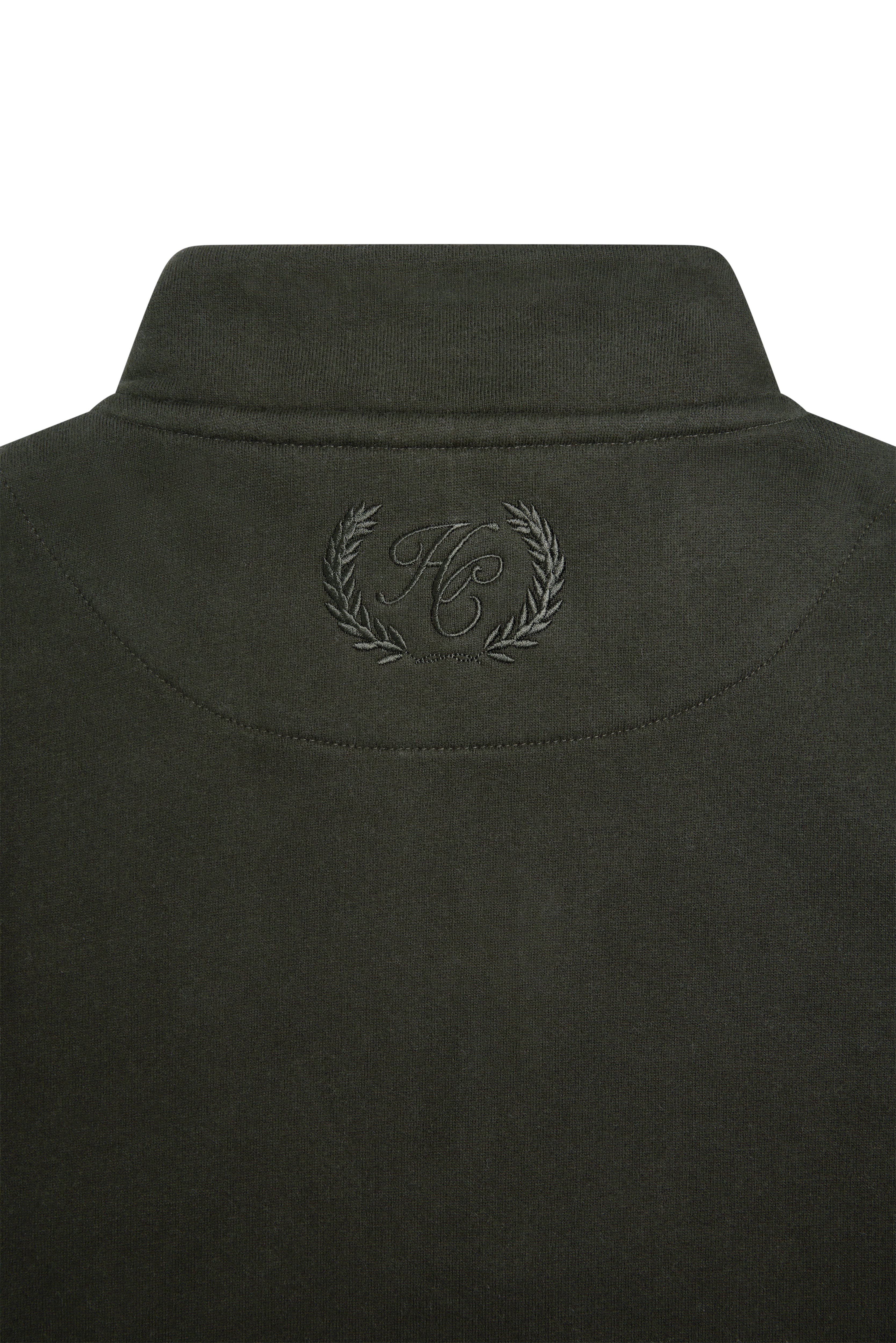 Men's Quarter Zip Sweat (Racing Green) - Image 9