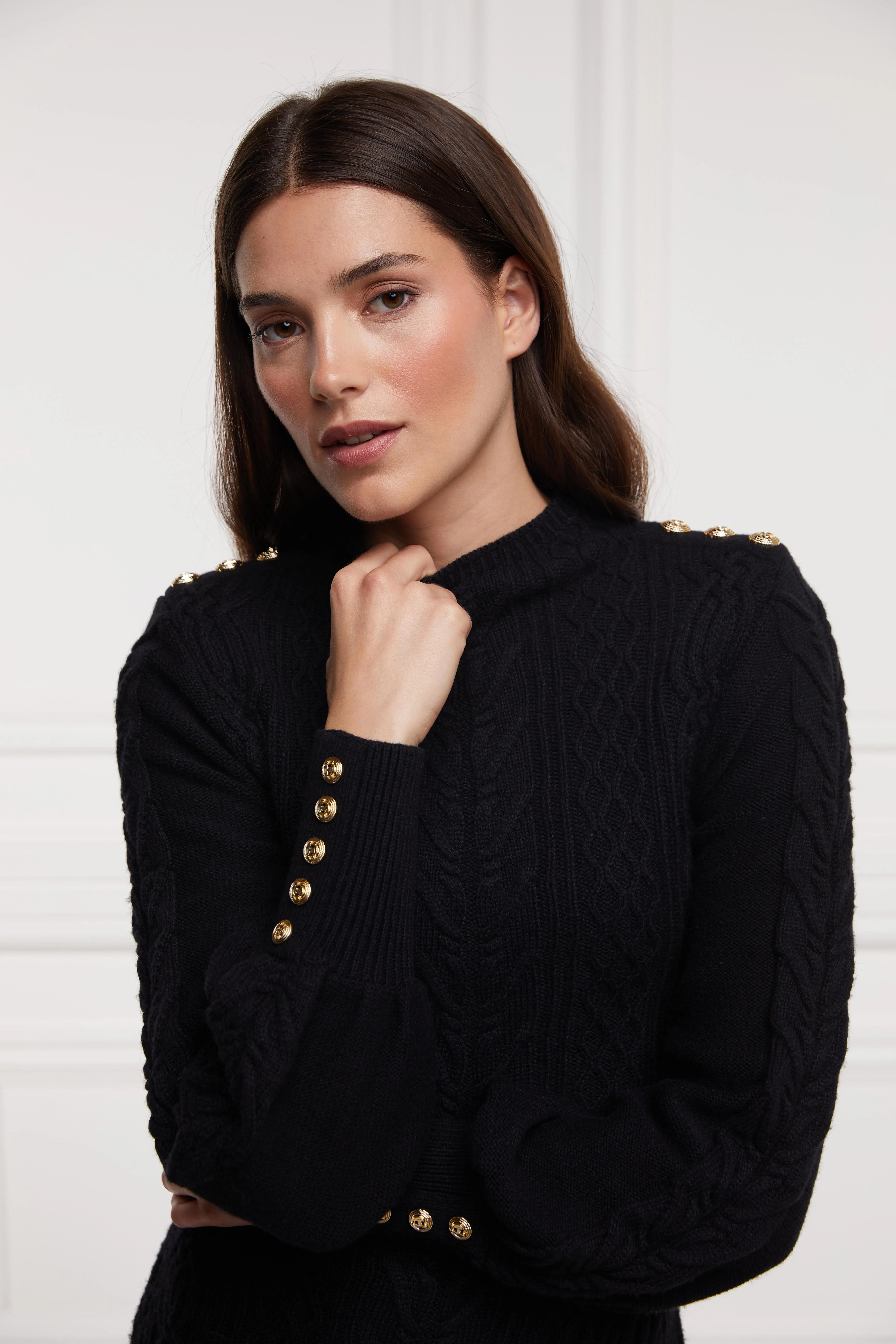 Rachel Mini Dress (Black) - Image 7