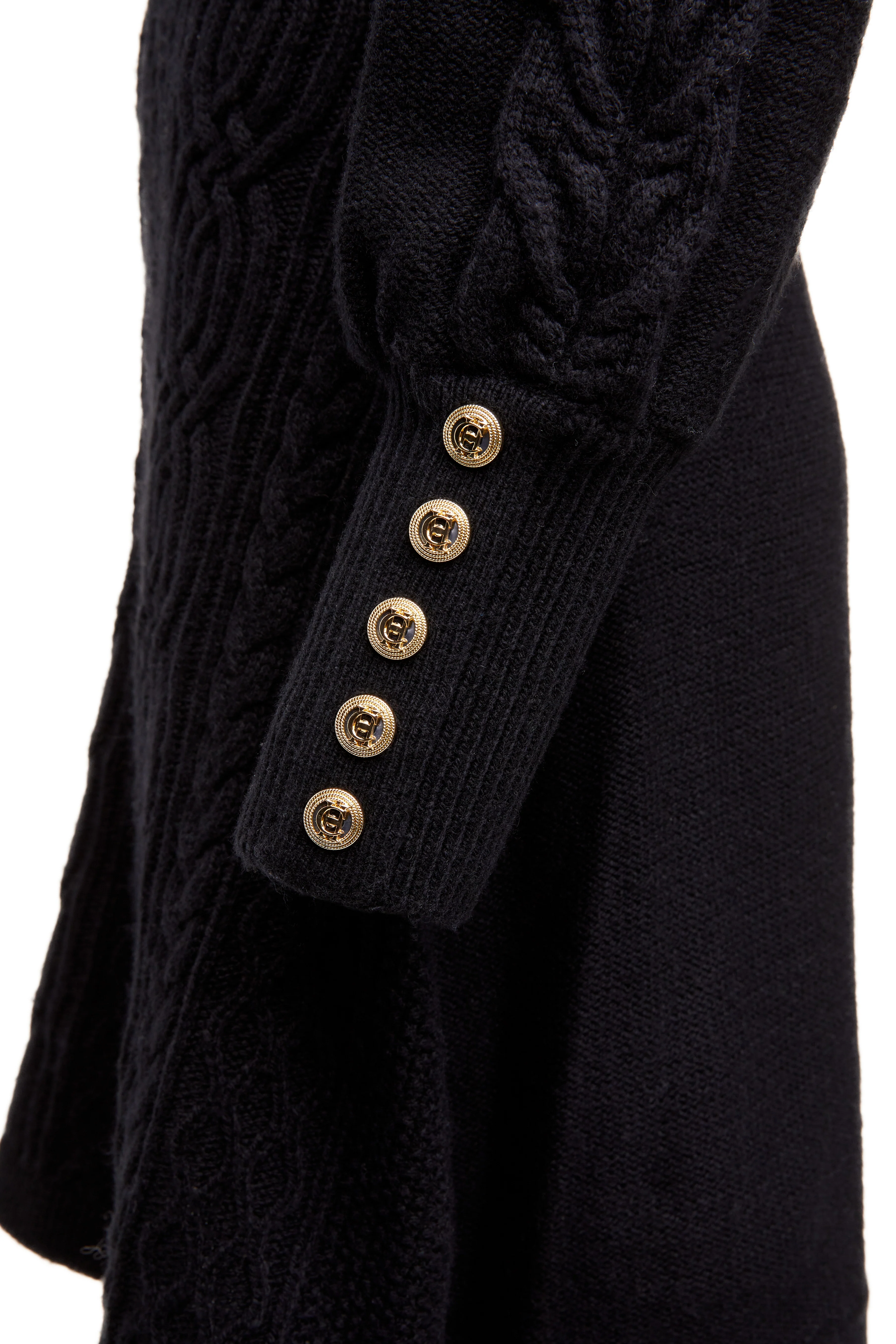 Rachel Mini Dress (Black) - Image 8
