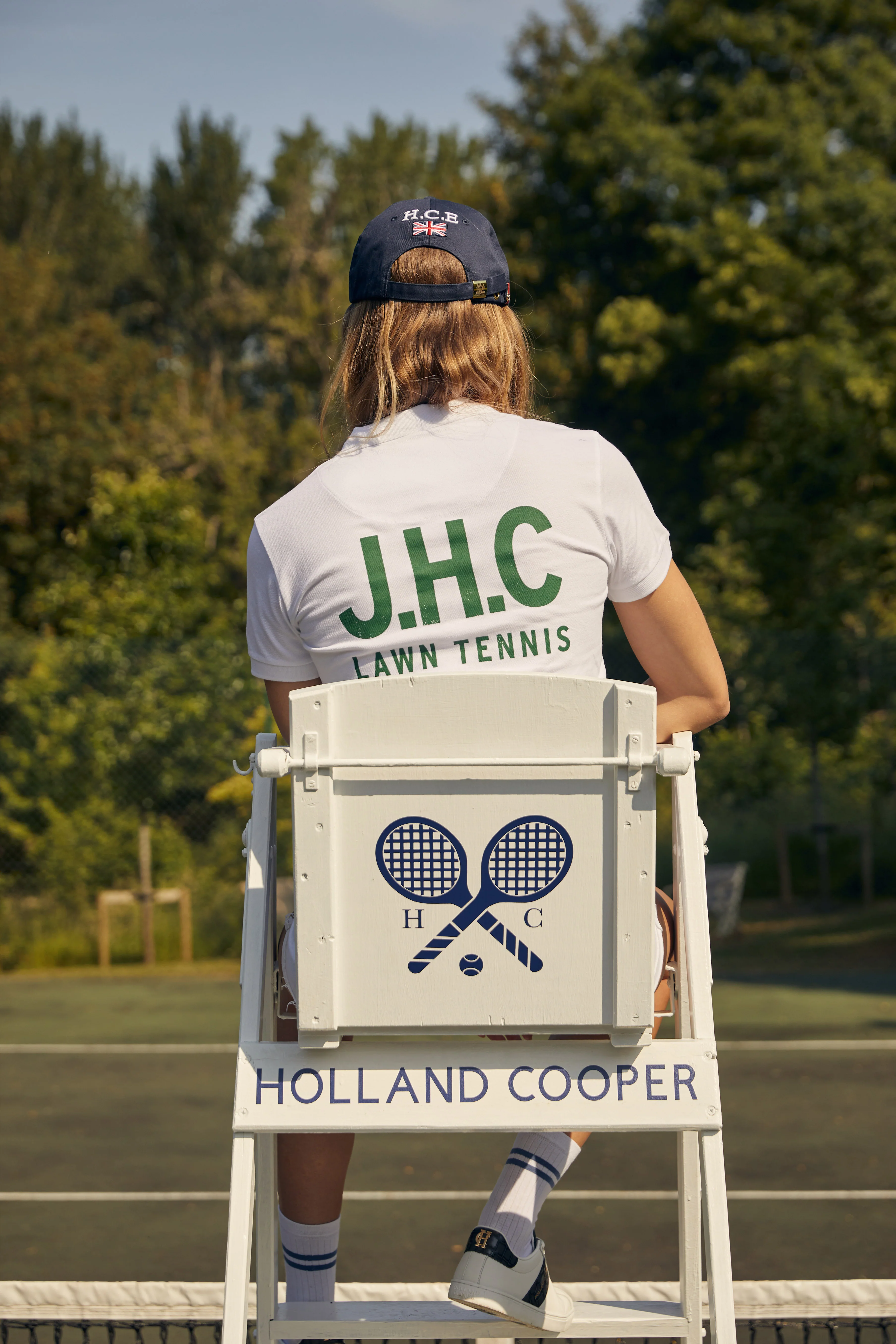 Racquets Polo Shirt (White) - Image 5