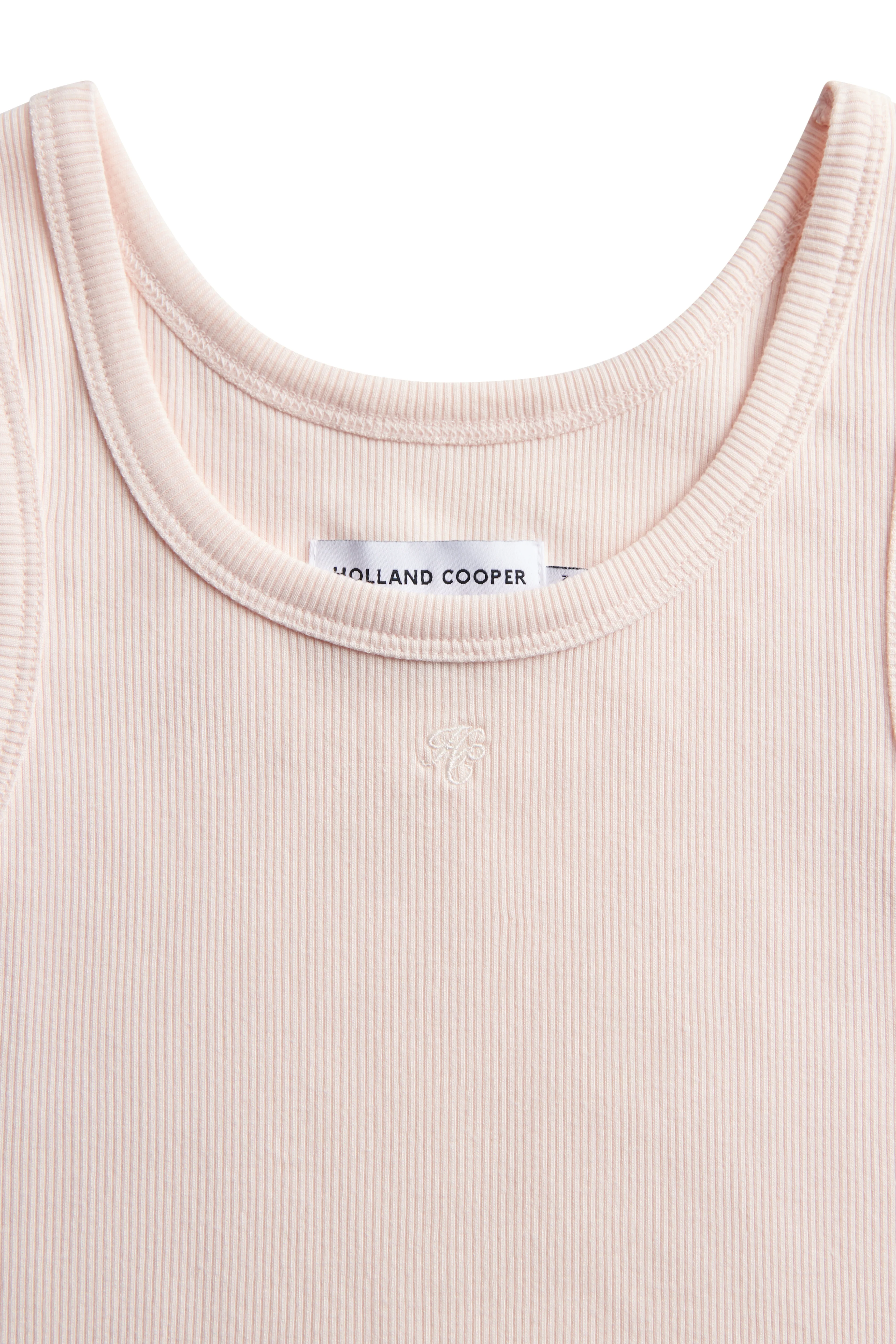Rebecca Rib Tank (Palest Pink) - Image 7