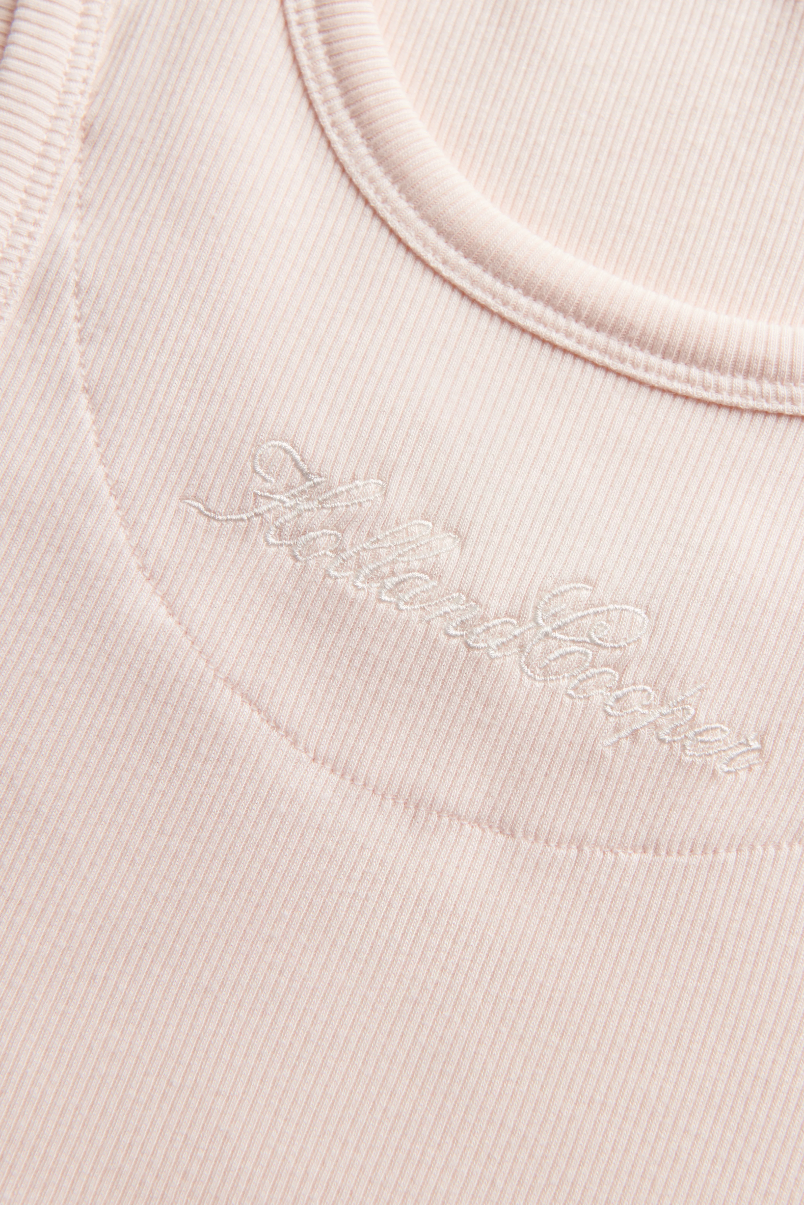 Rebecca Rib Tank (Palest Pink) - Image 9