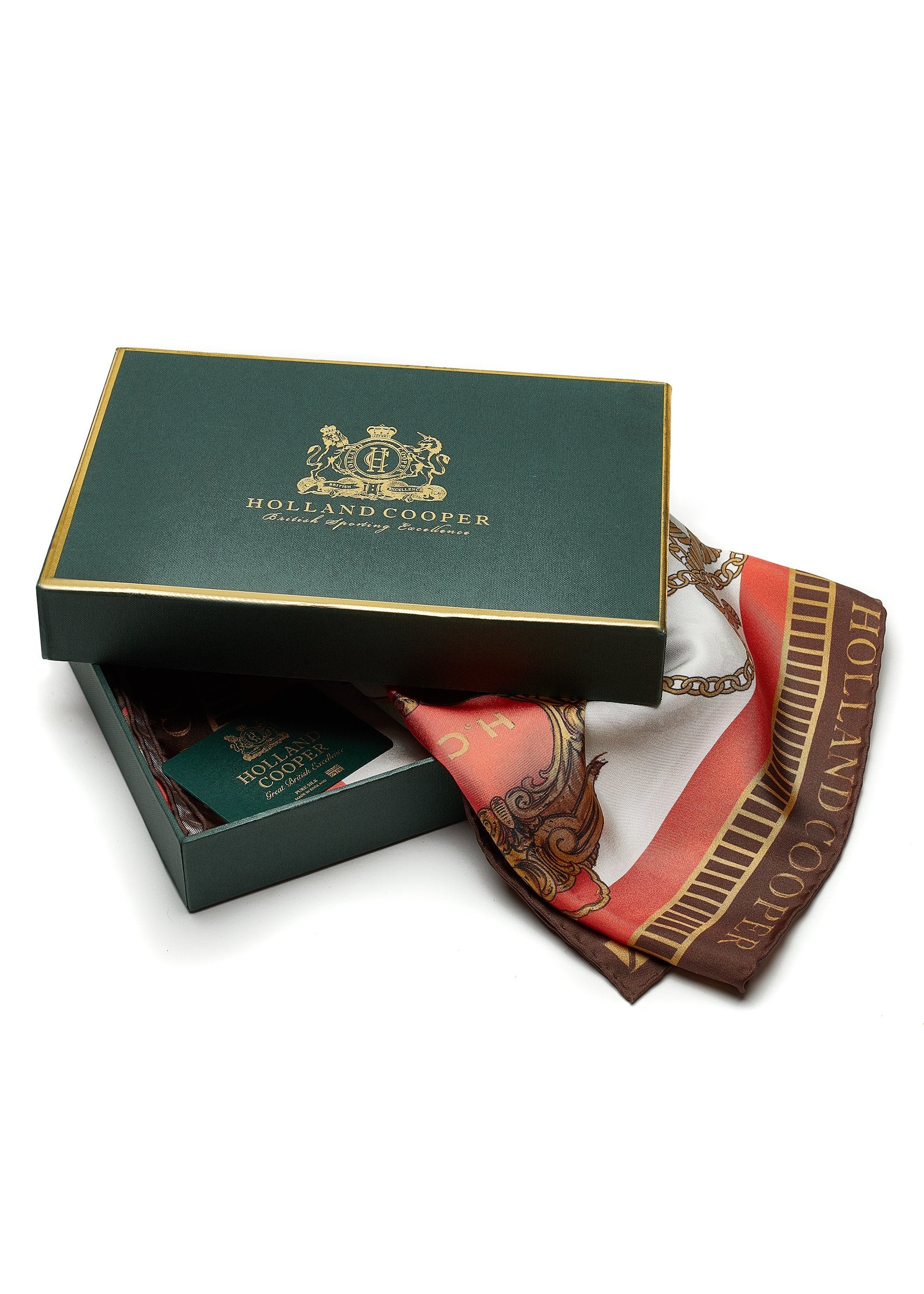 Regal Horse Silk Scarf (Sienna) - Image 3