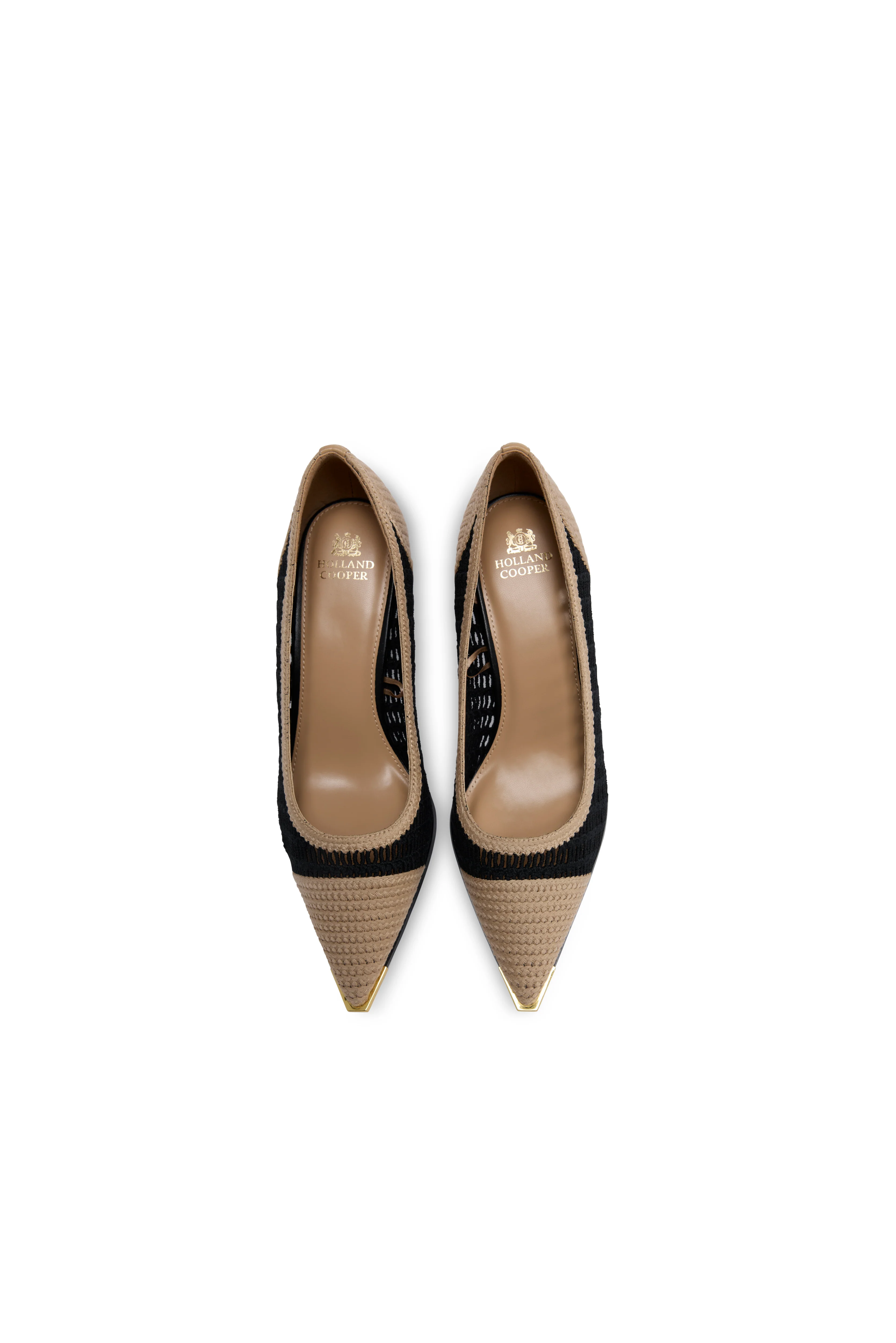 Wear All Day Regency Heel (Black Tan Rattan) - Image 6