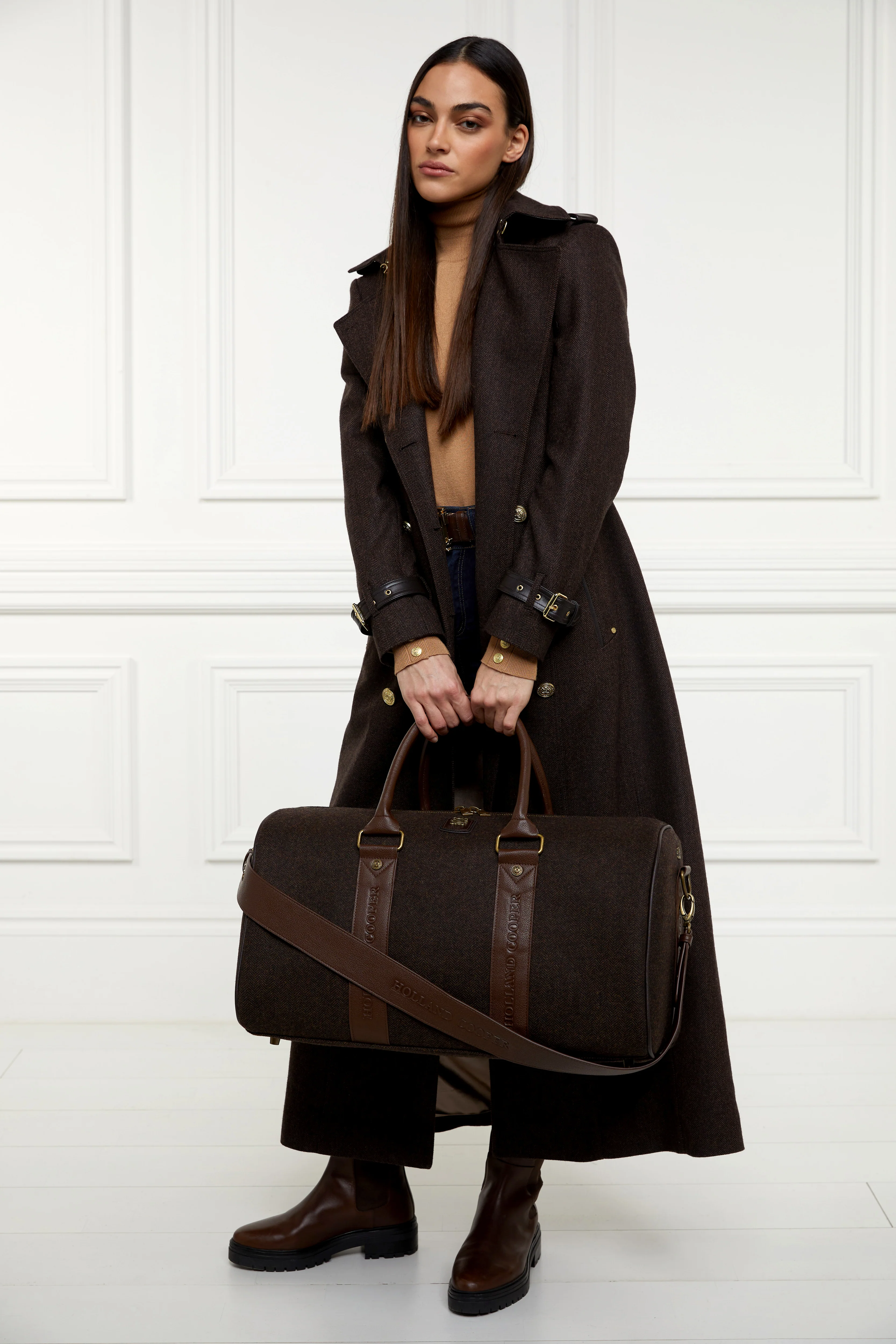 Regency Holdall (Brown Herringbone) - Image 4