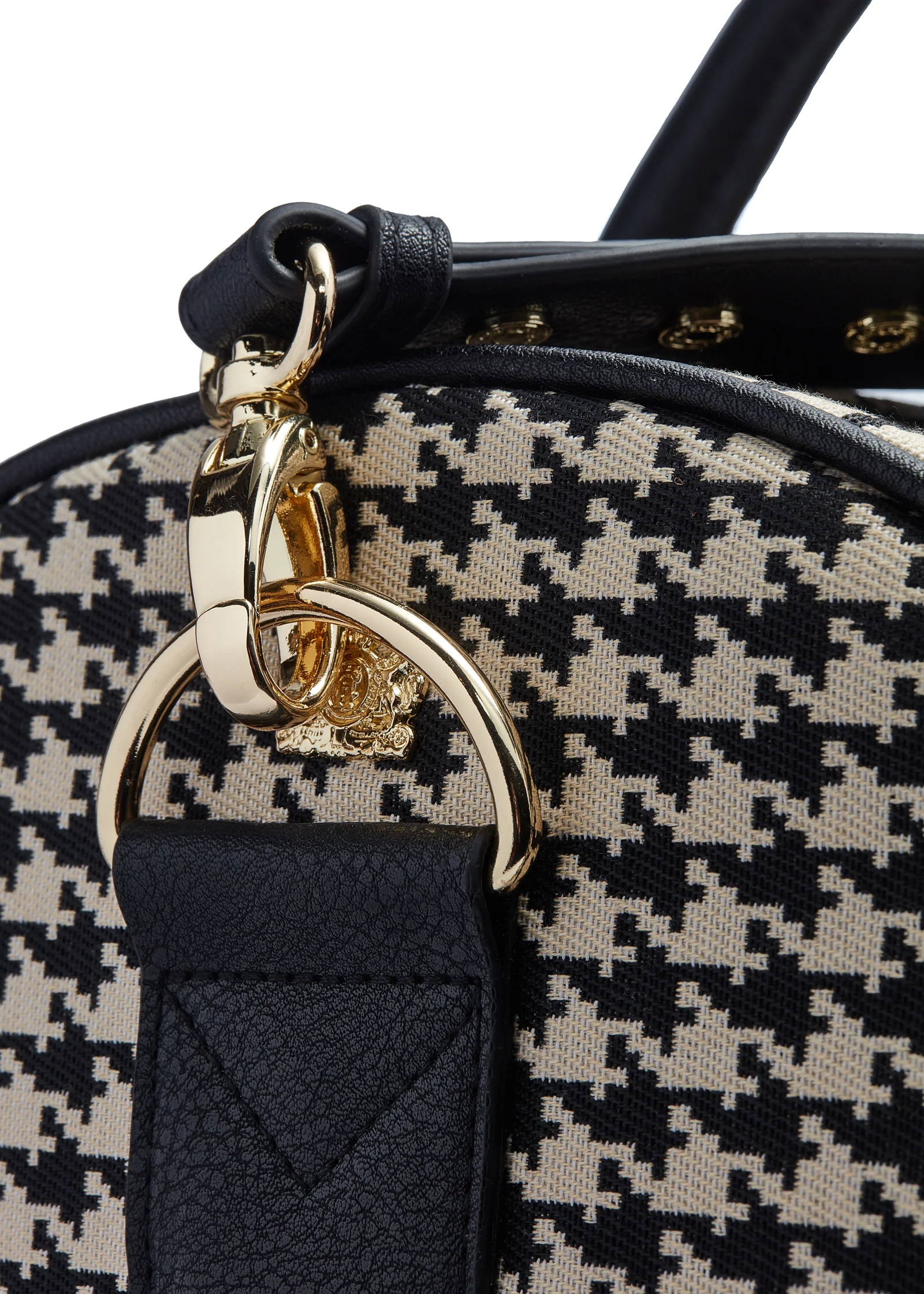 Regency Holdall (Ecru Houndstooth) - Image 8