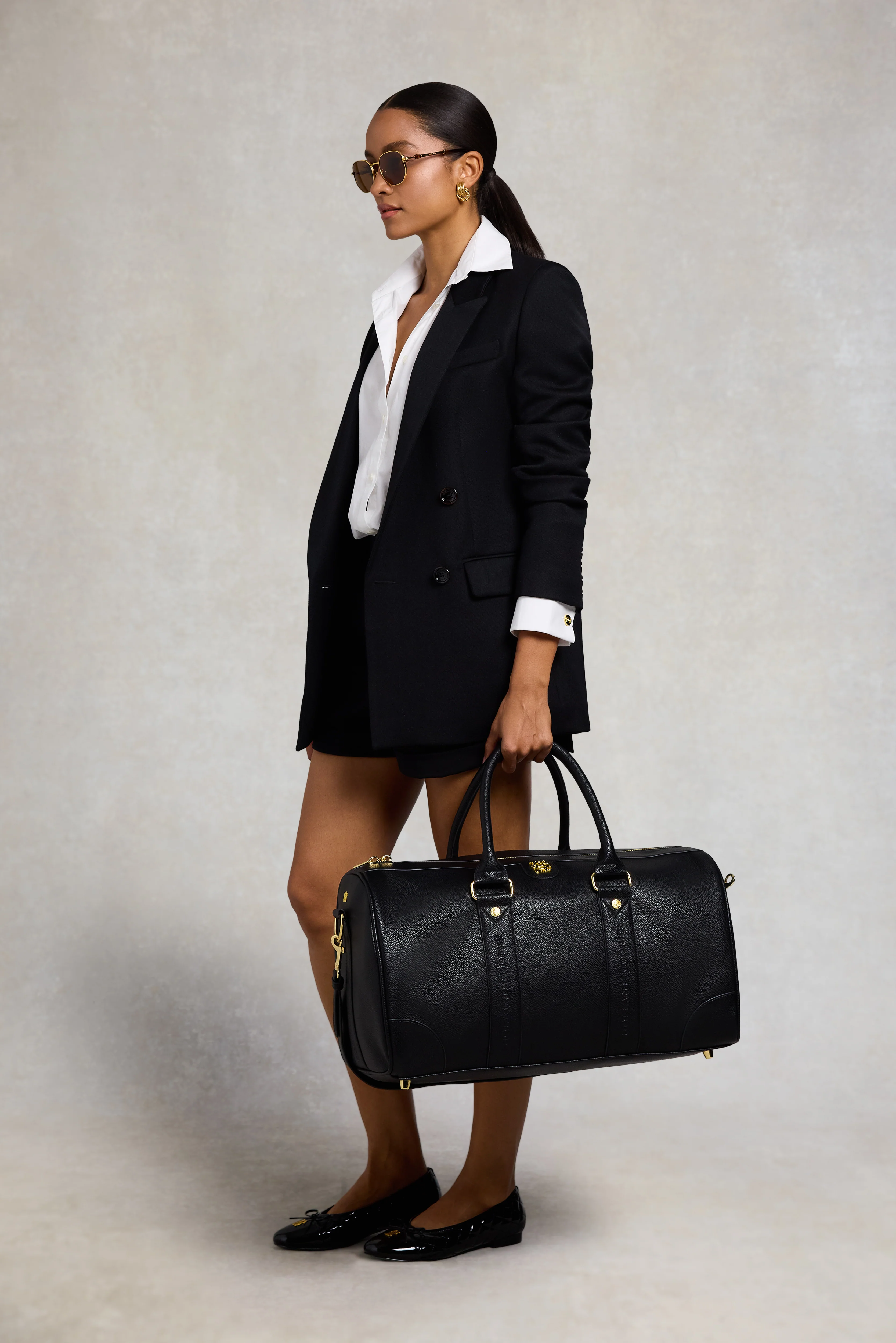 Regency Holdall (Textured Black) - Image 4