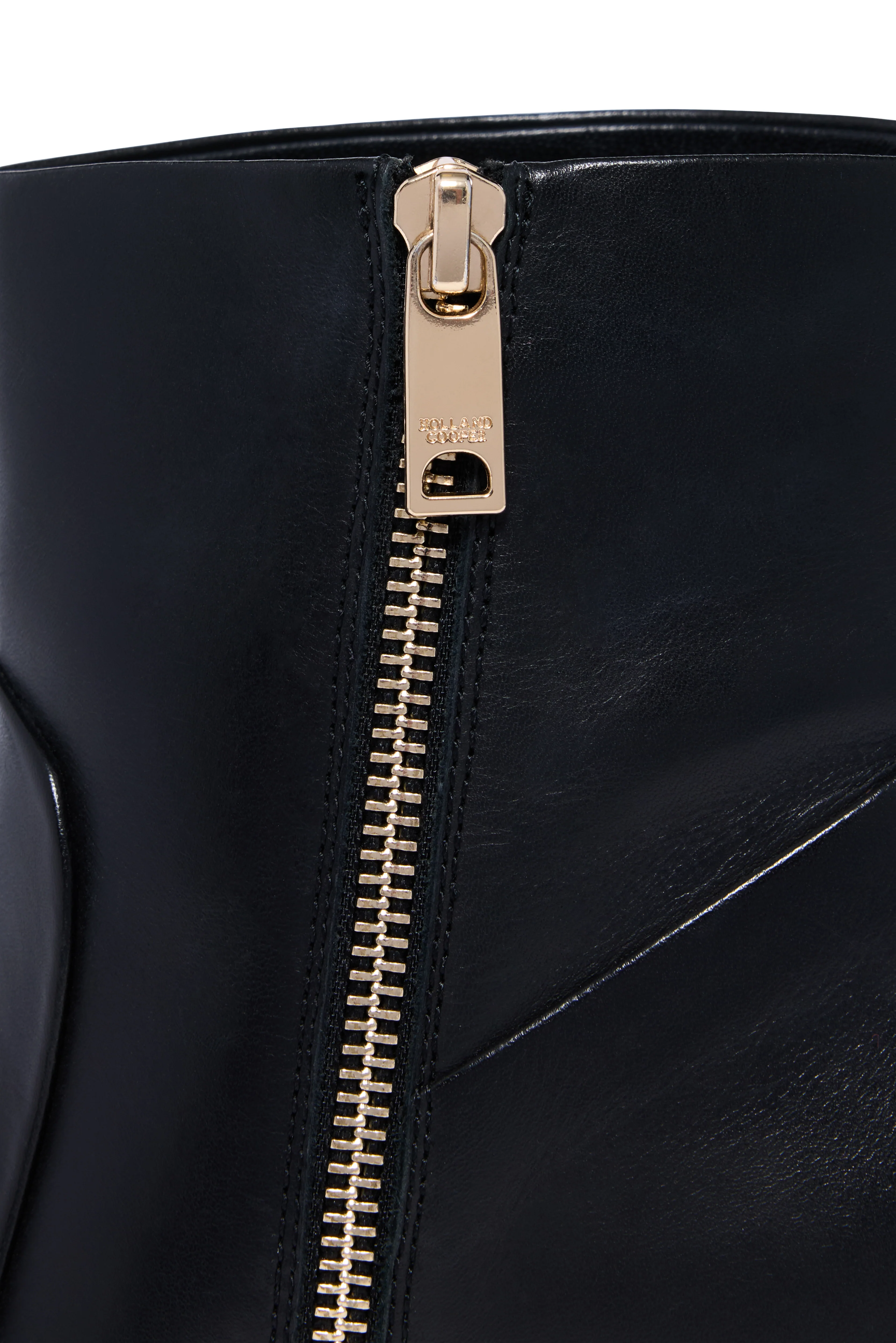 Regency Mid Heel Ankle Boot (Black) - Image 6