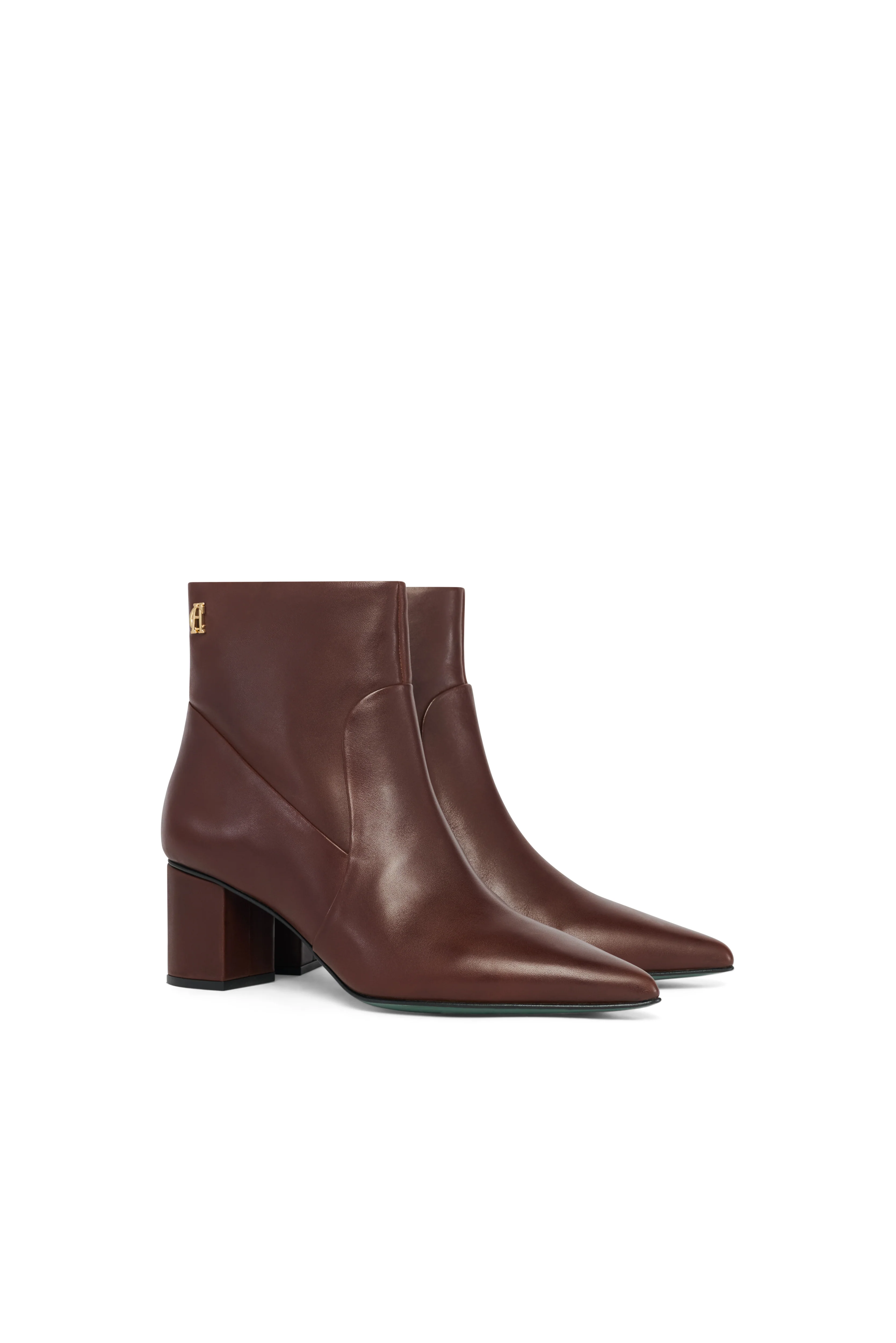 Regency Mid Heel Ankle Boot (Rich Chocolate) - Image 4
