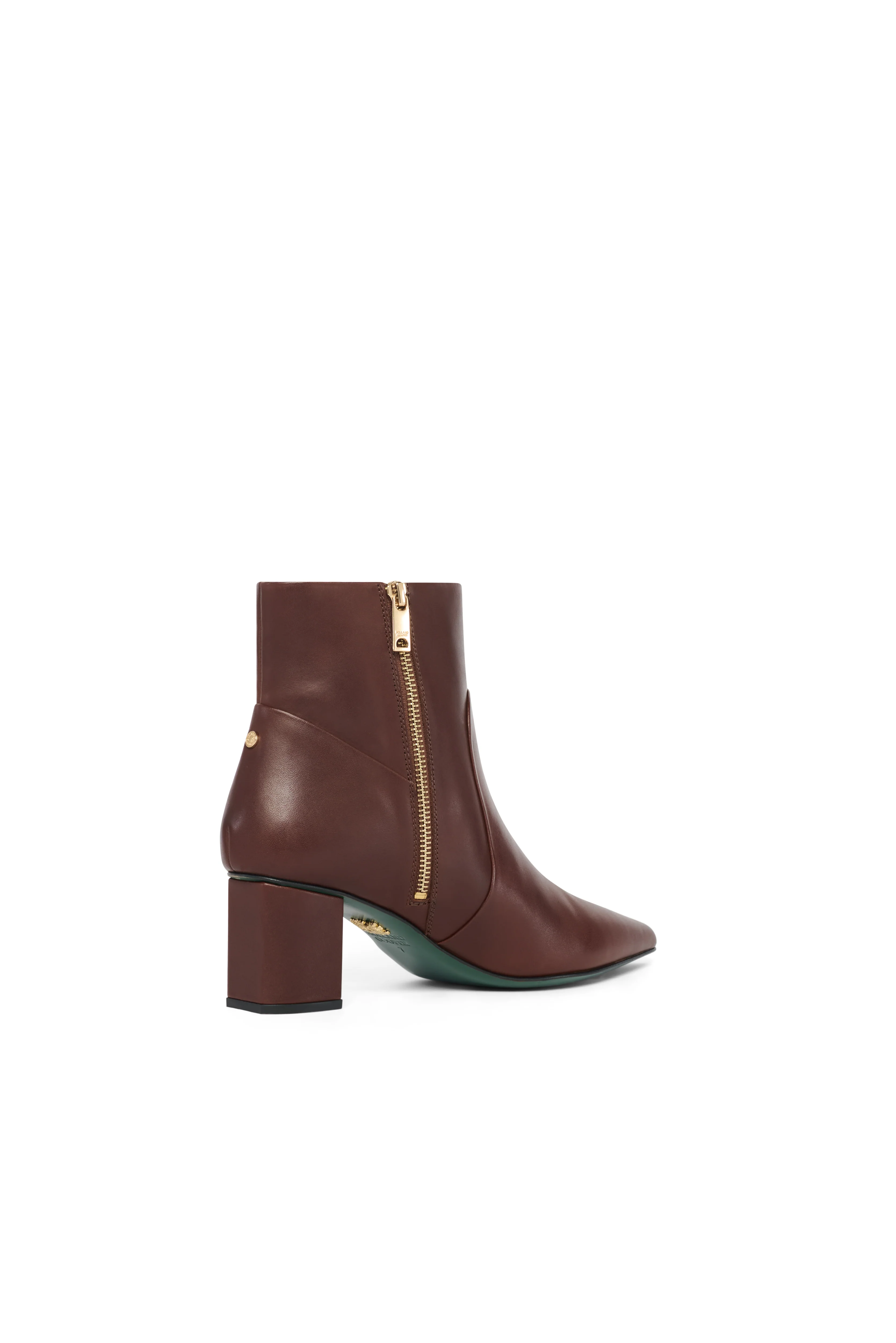 Regency Mid Heel Ankle Boot (Rich Chocolate) - Image 5