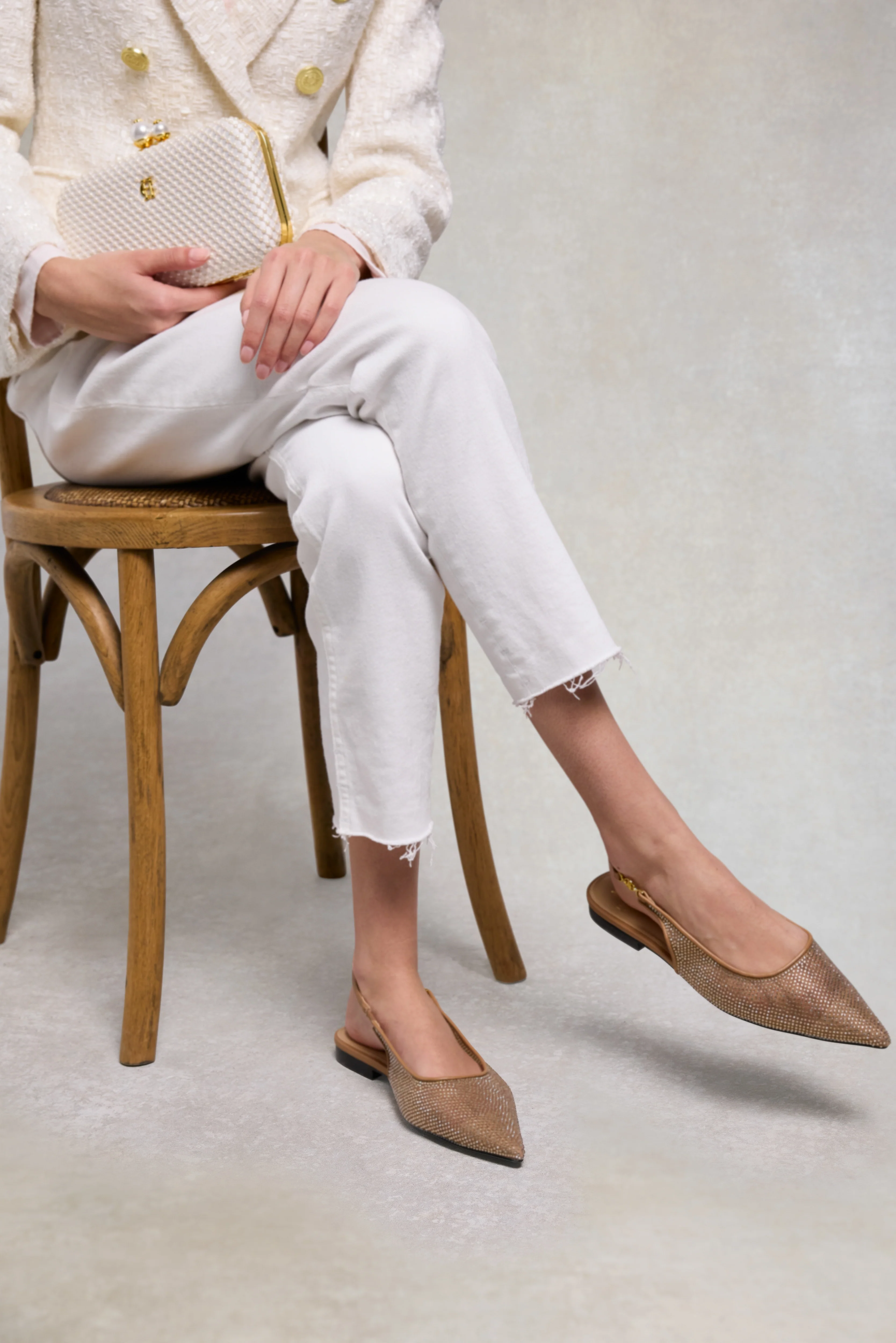 Regency Slingback (Tan Crystal) - Image 4