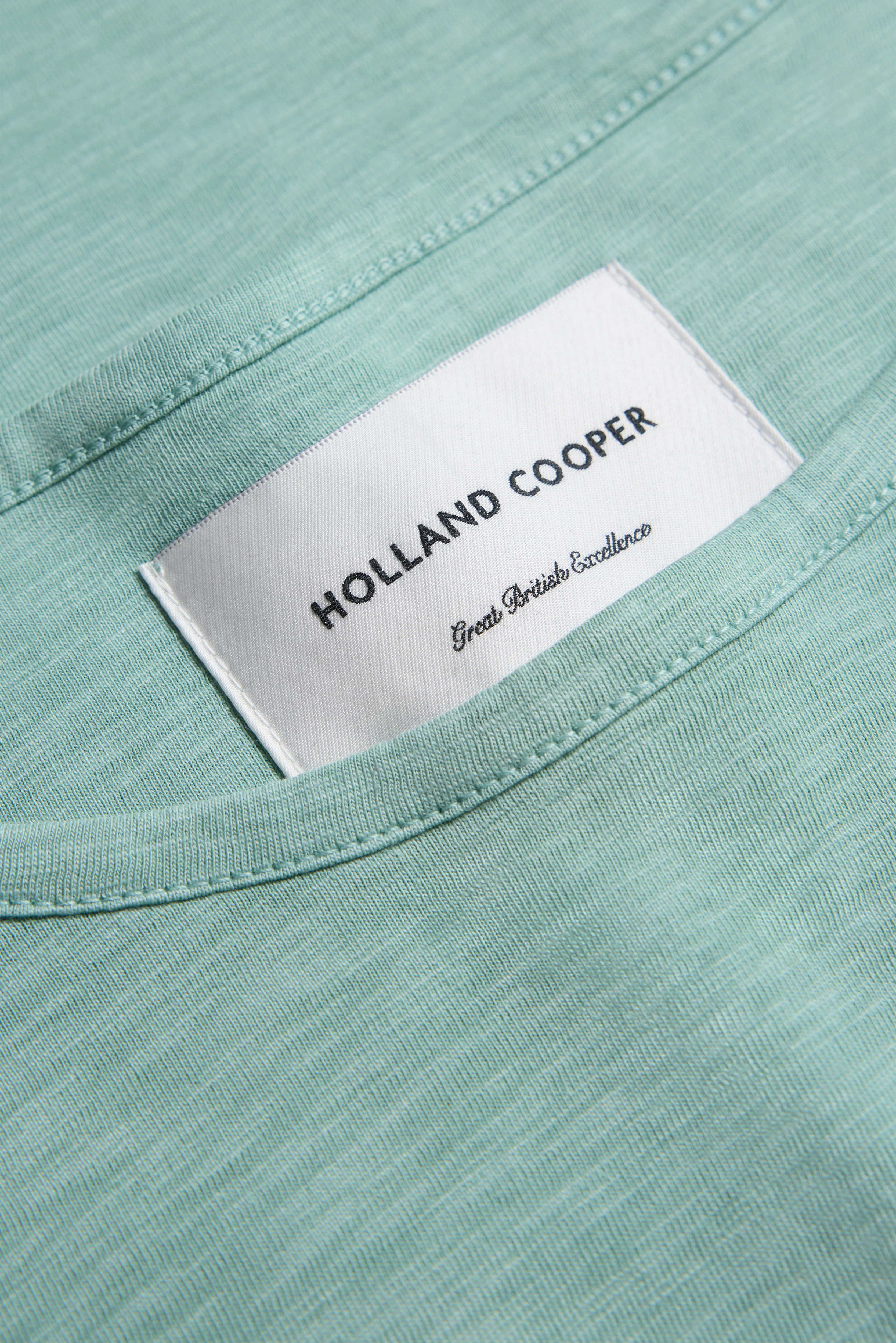 Relaxed Fit Monogram Tee (Mint) - Image 9