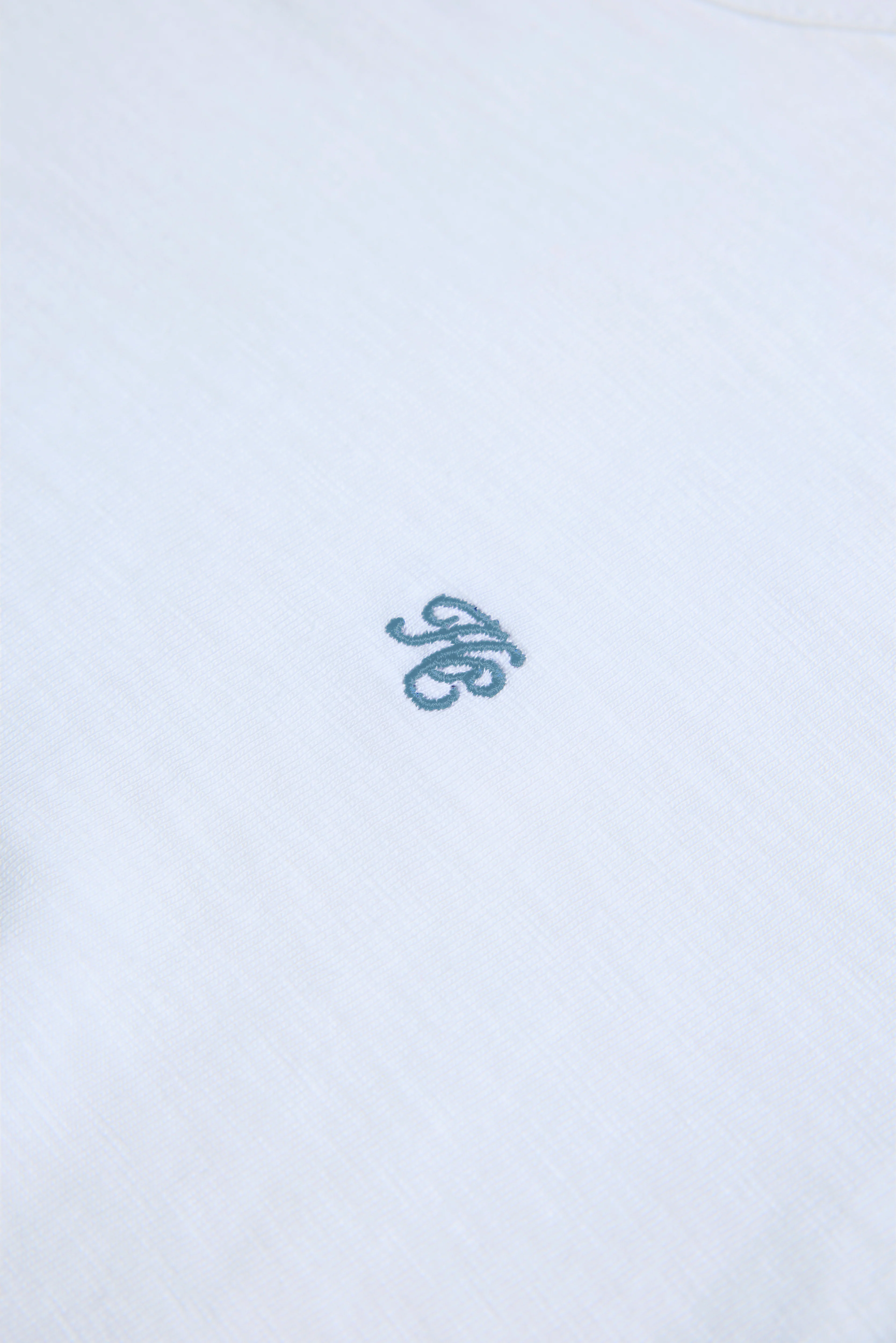 Relaxed Fit Monogram Tee (Pale Blue) - Image 8