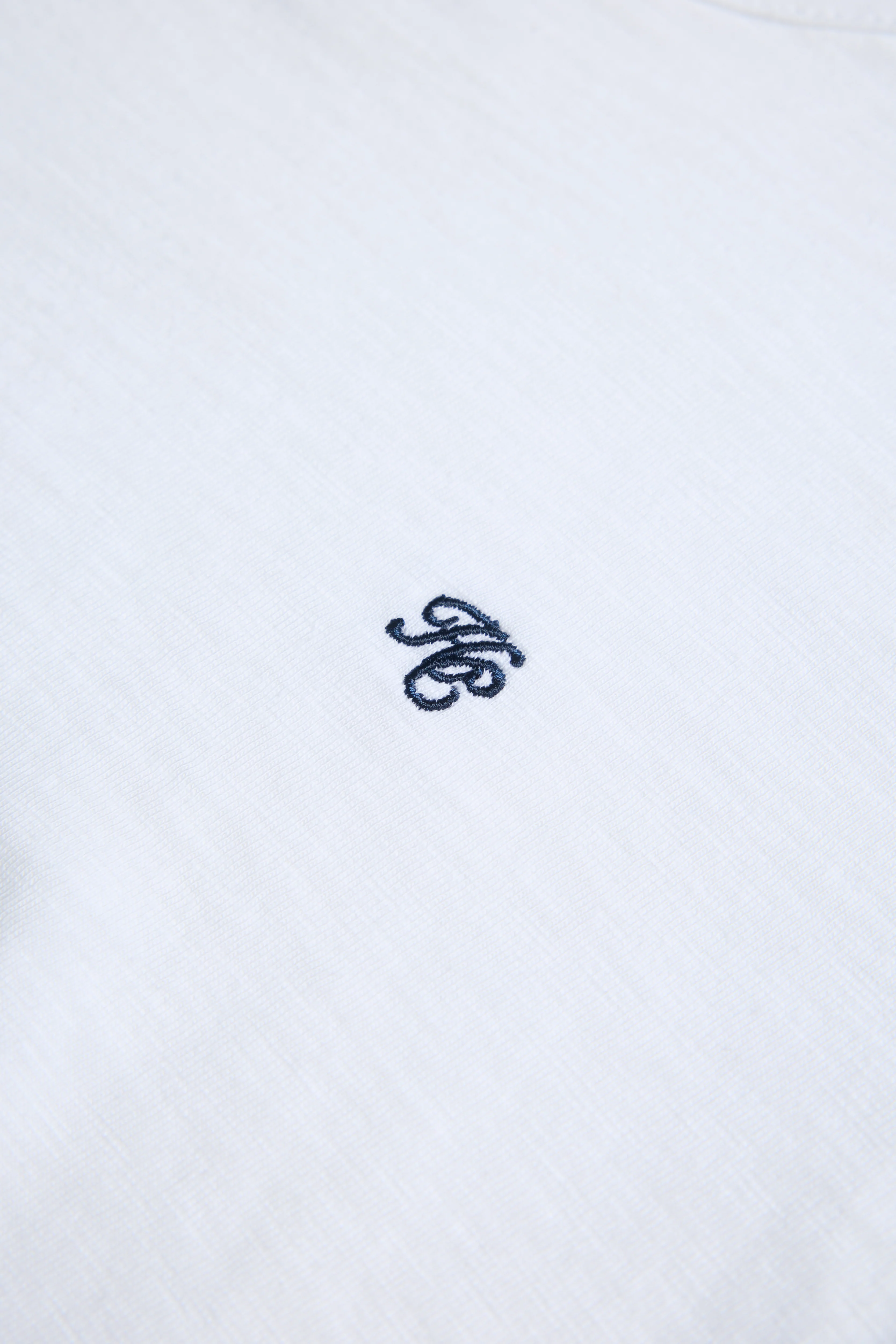 Relaxed Fit Monogram Tee (White) - Image 8