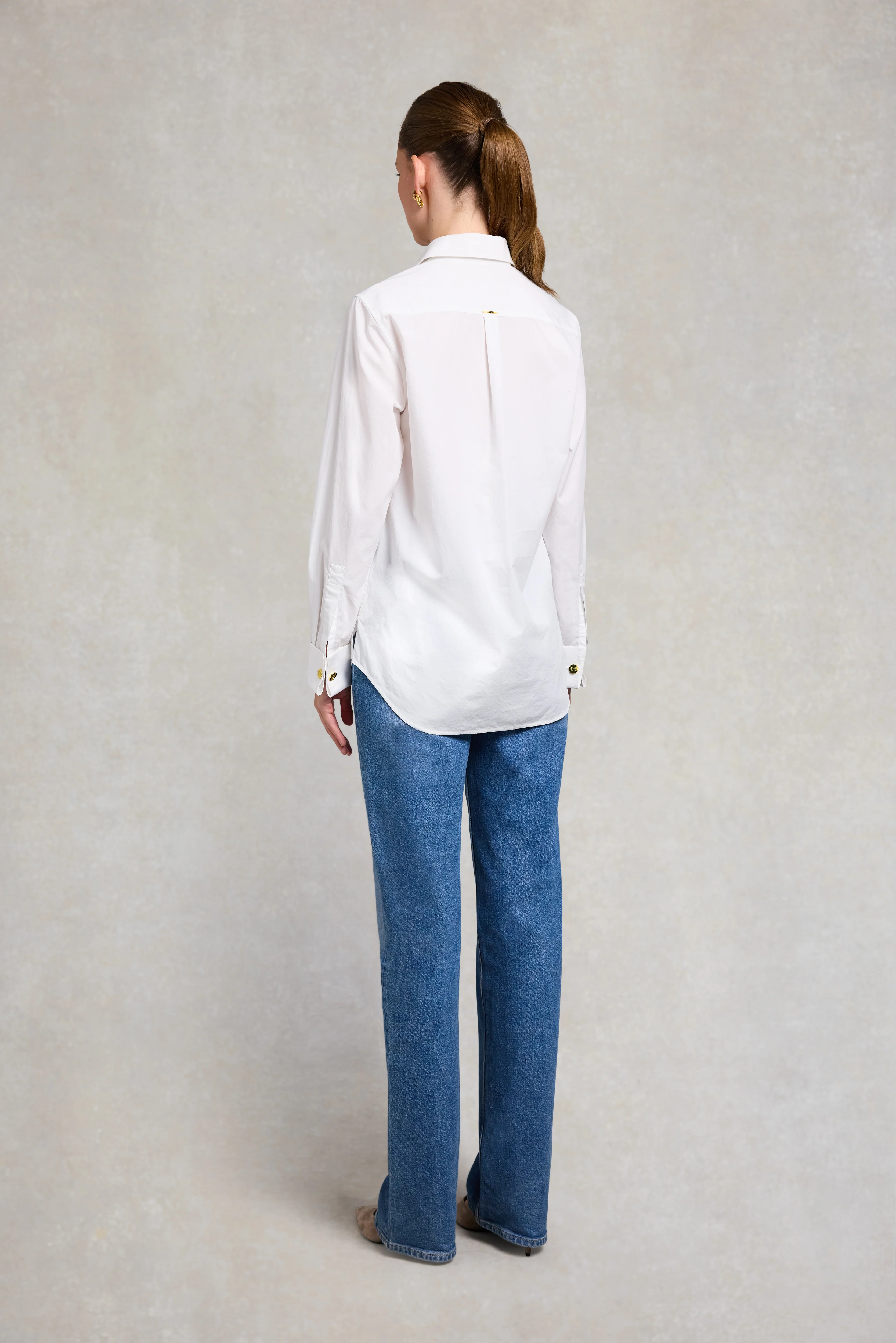Relaxed Fit Shirt (White) - Image 6
