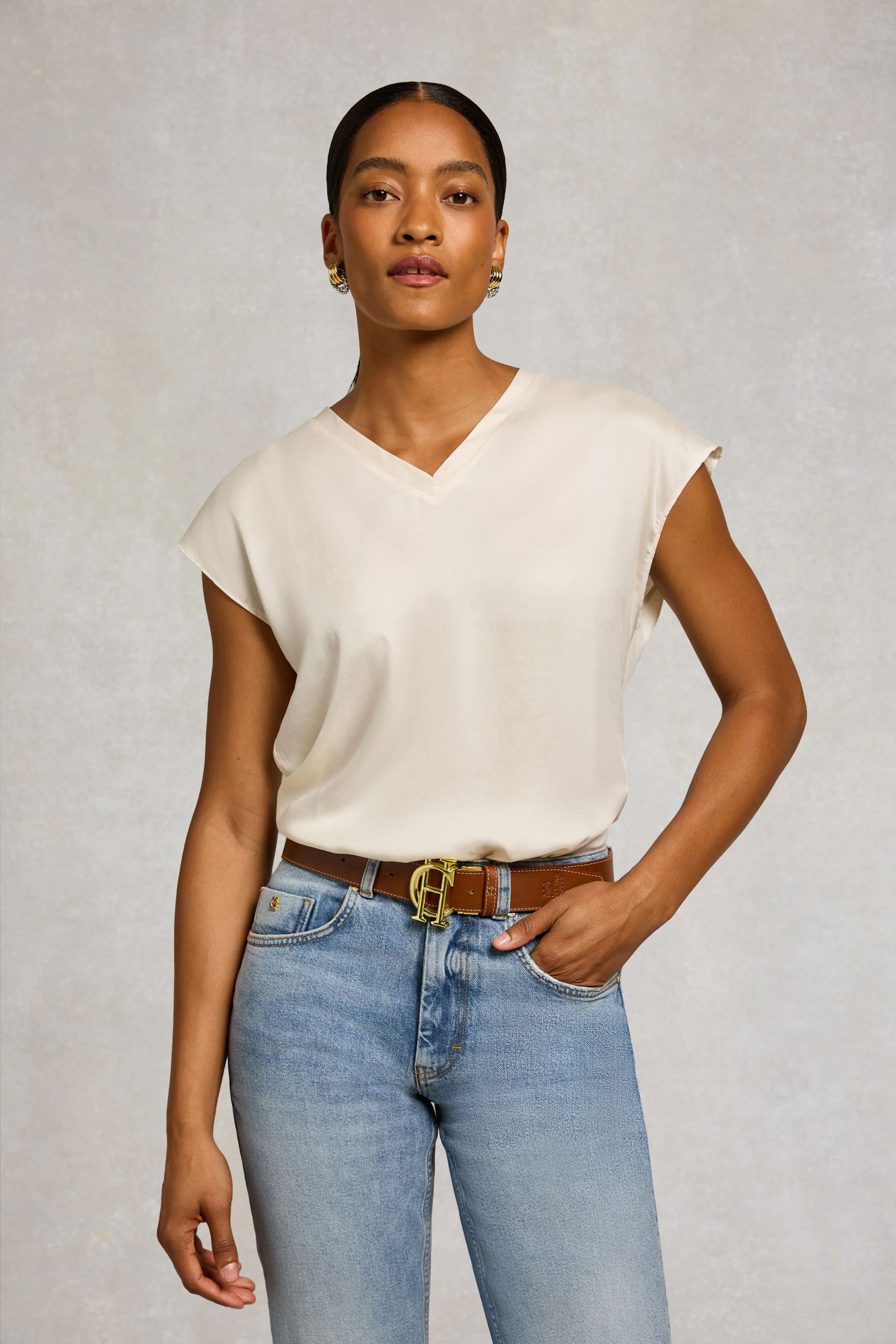 Reversible Classic Belt (Cream Tan) - Image 6