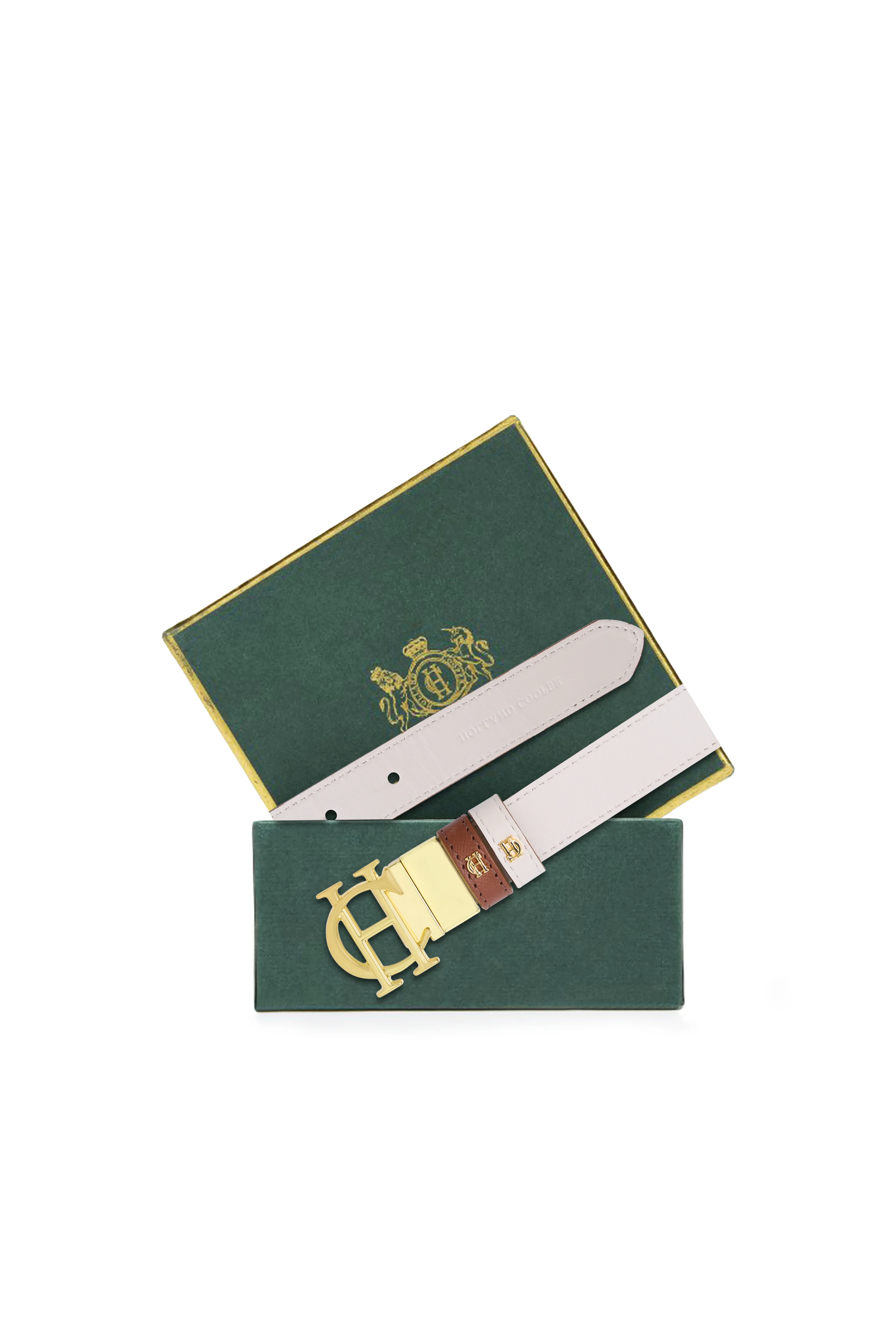 Reversible Slim Belt (Cream Whisky) - Image 2