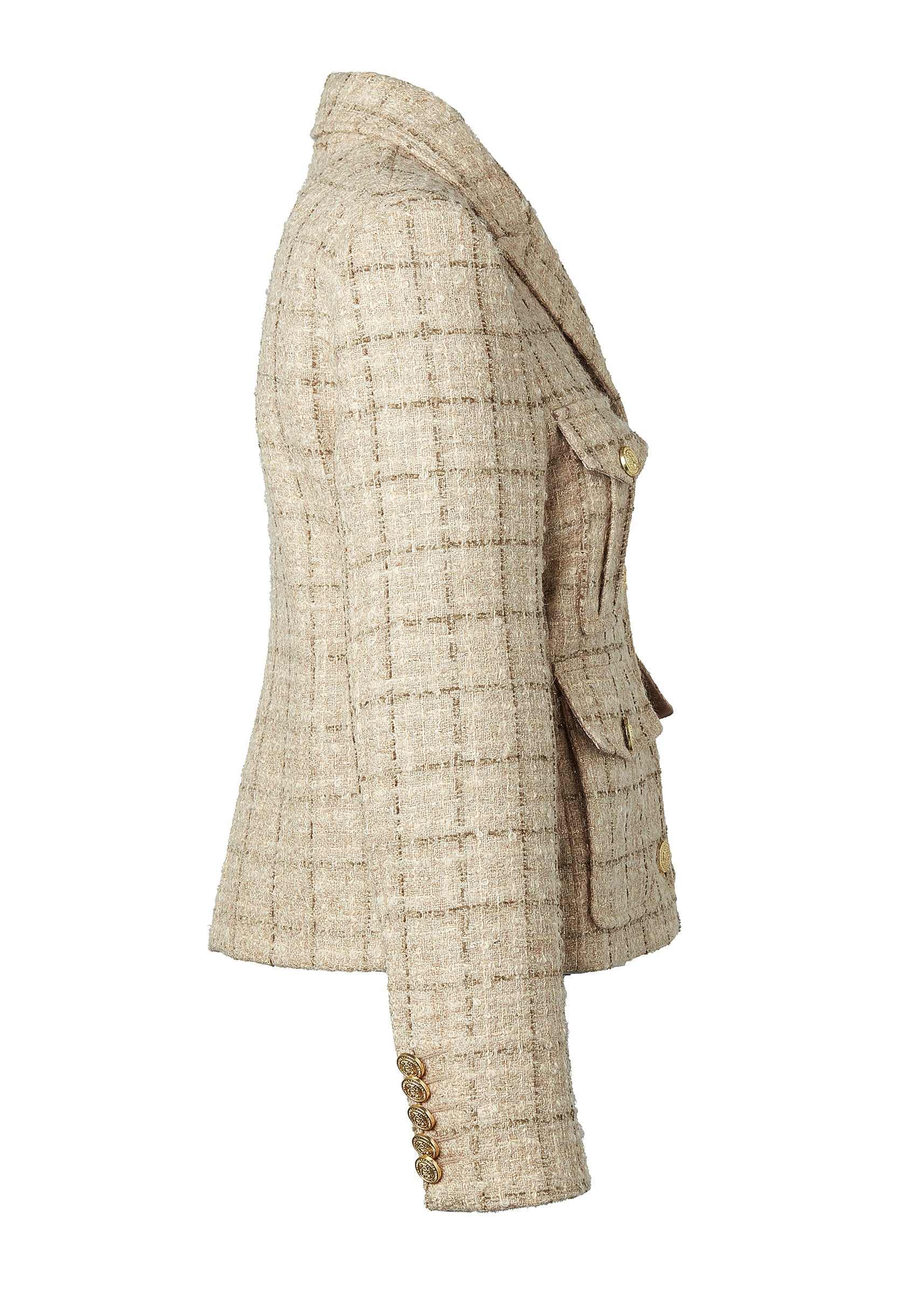 Richmond Jacket (Camel Sparkle Tweed) - Image 8