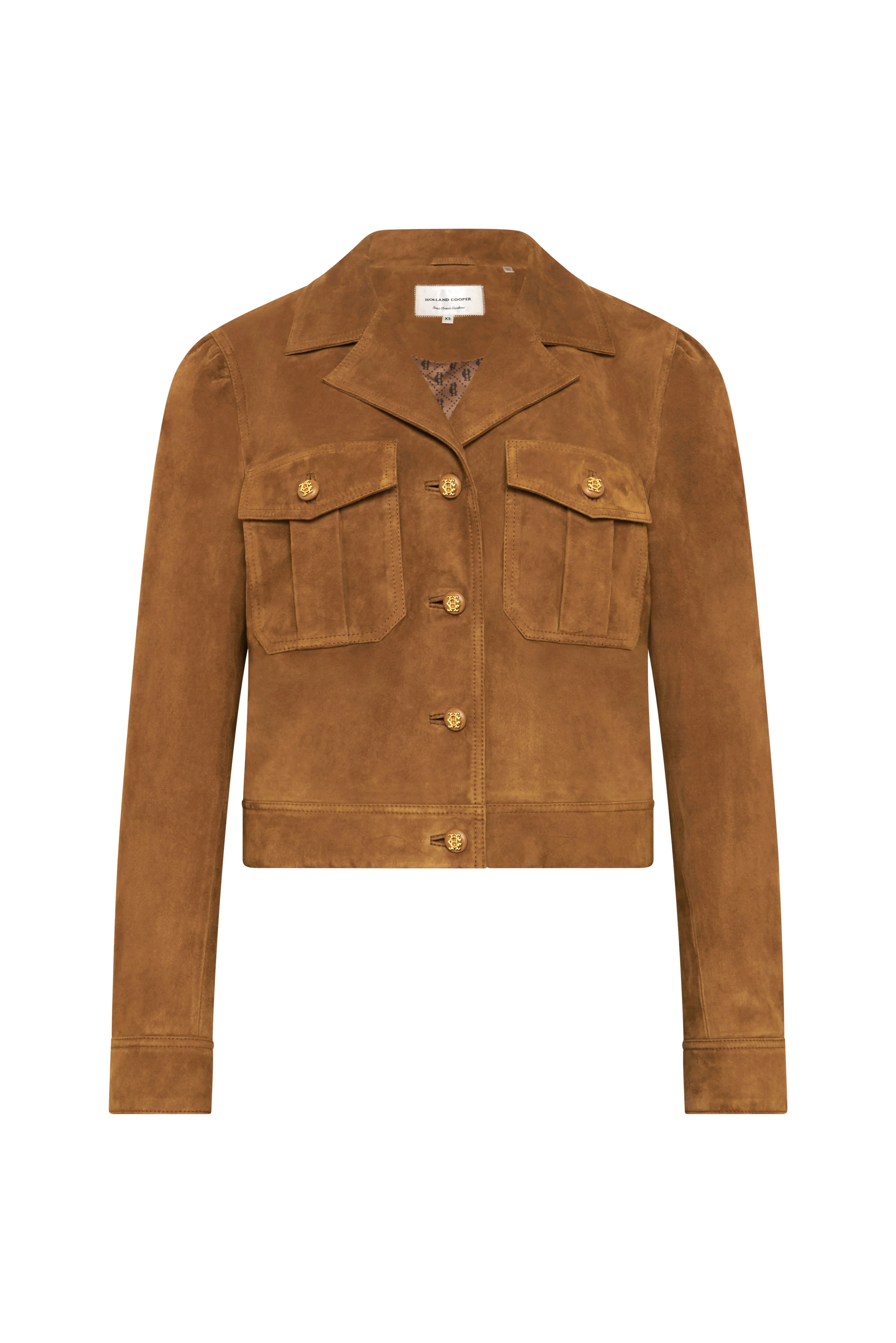 Richmond Suede Jacket (Tan) - Image 8