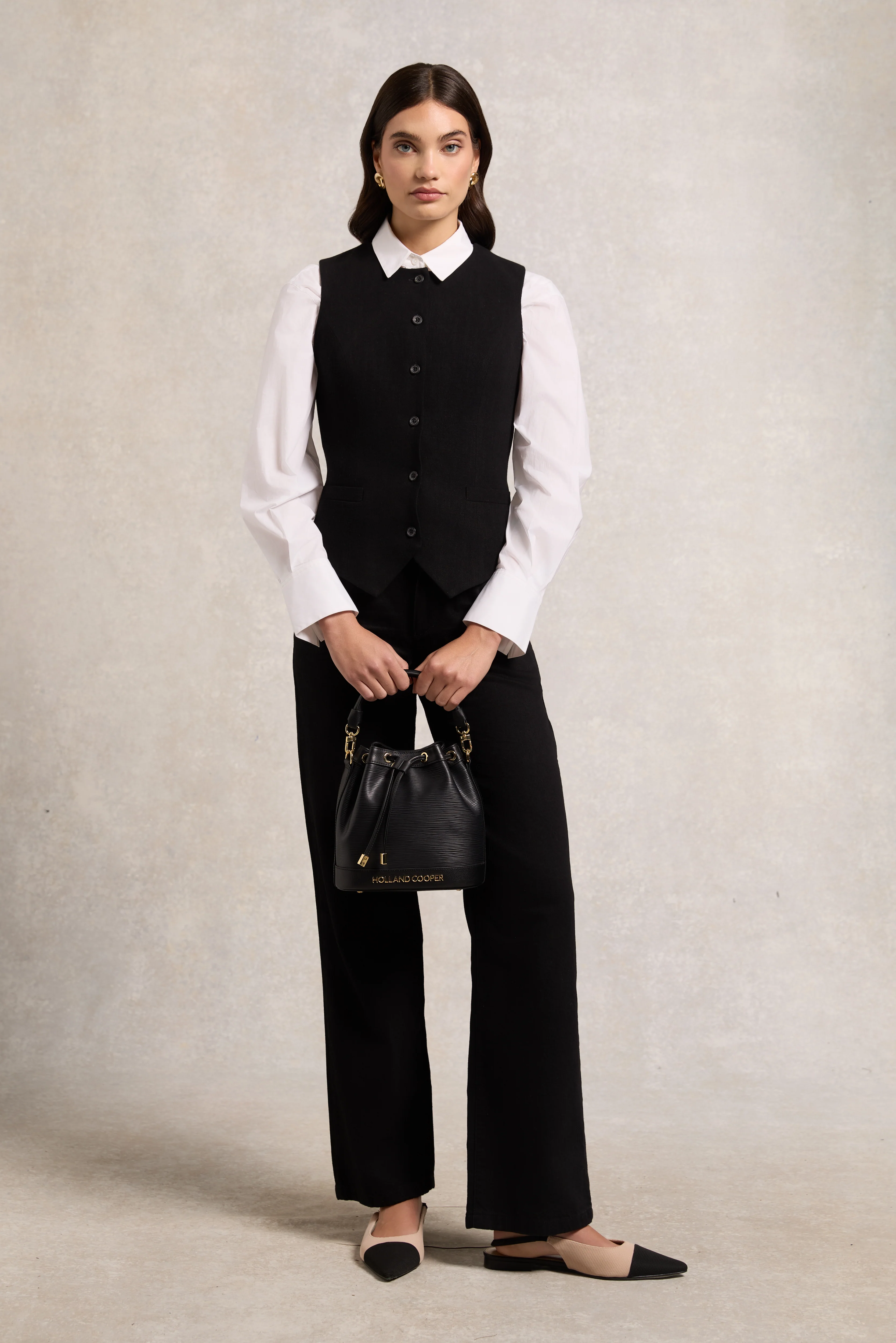 Richmond Waistcoat (Black Linen) - Image 3
