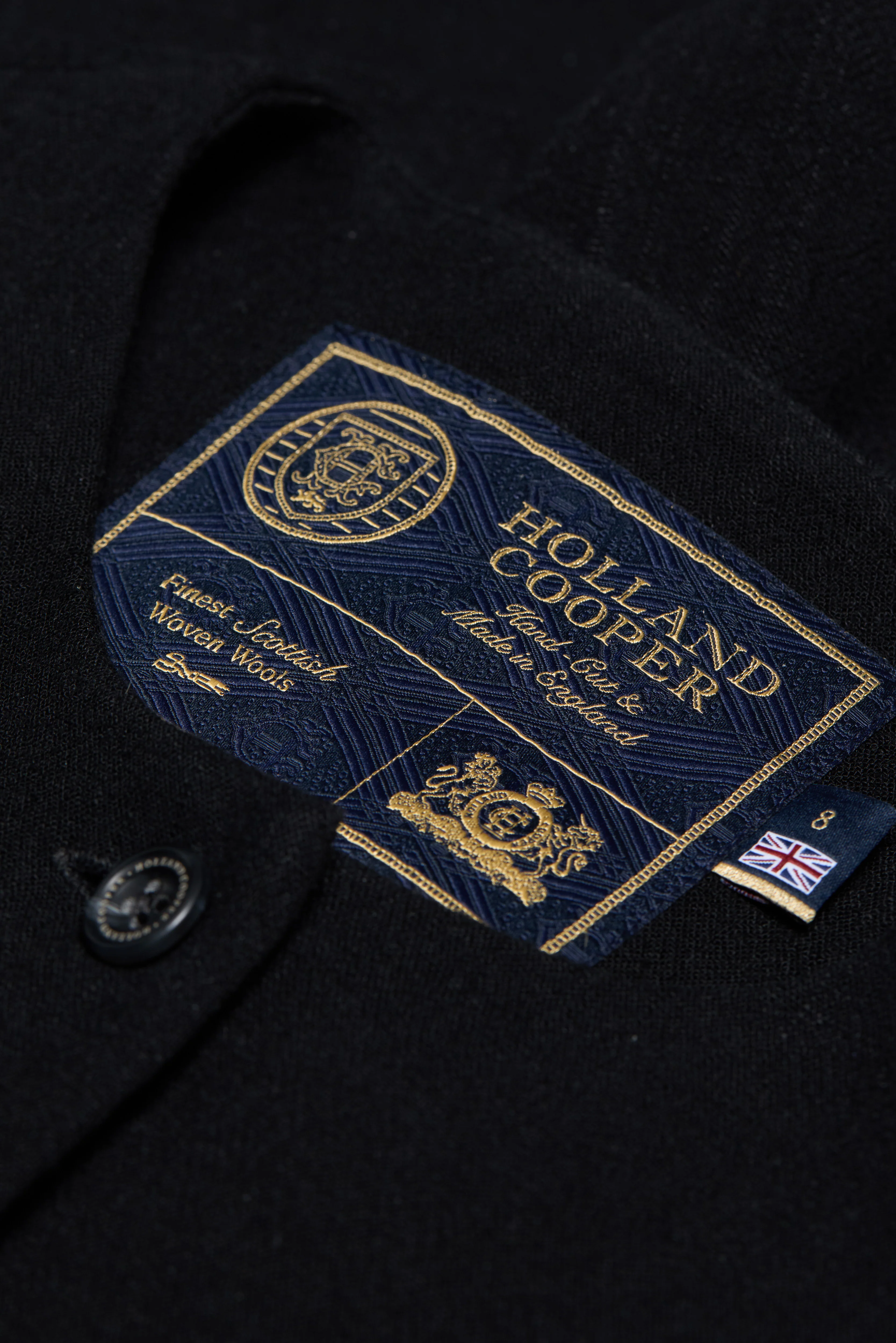 Richmond Waistcoat (Black Linen) - Image 7