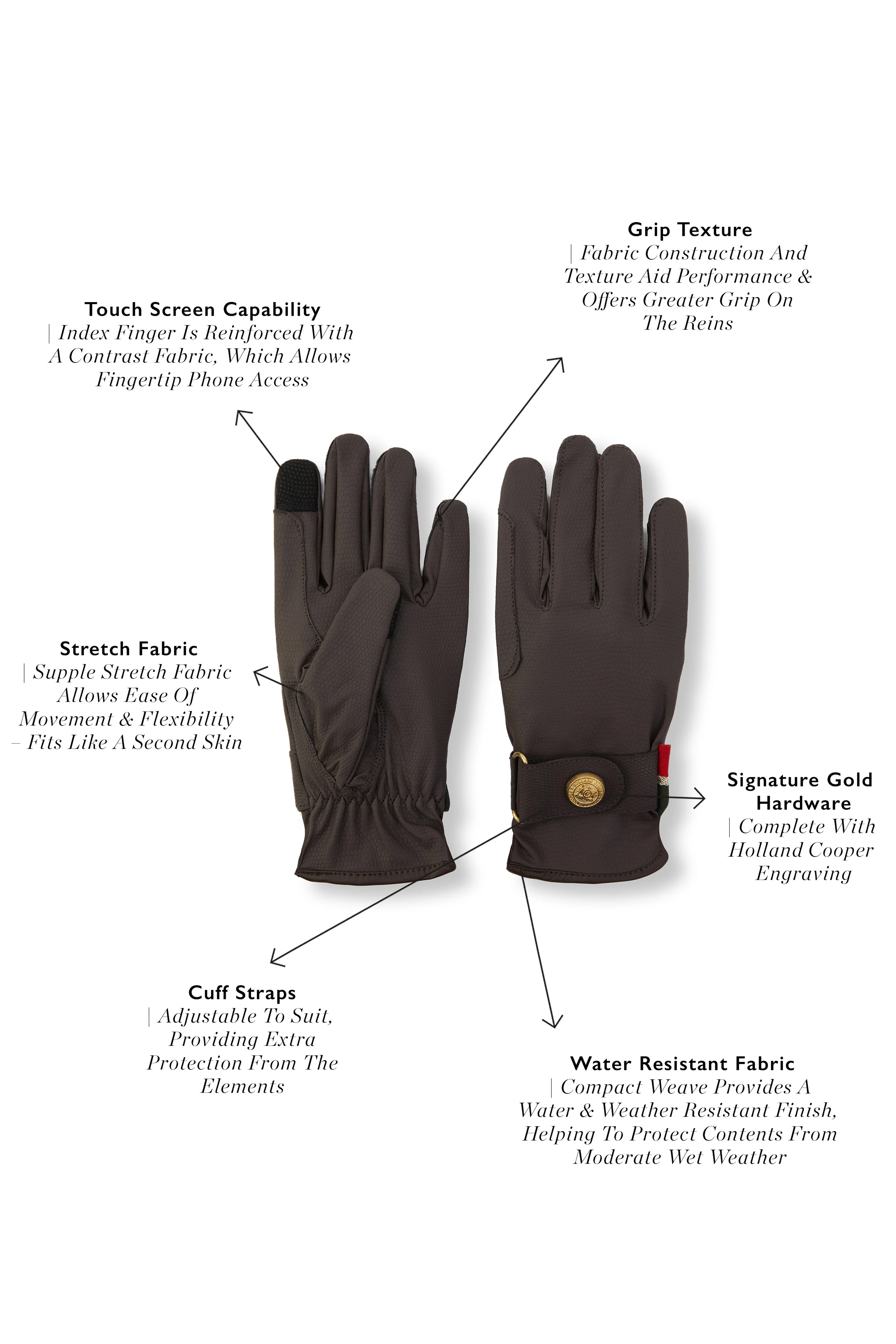 Riding Glove (Chocolate) - Image 4