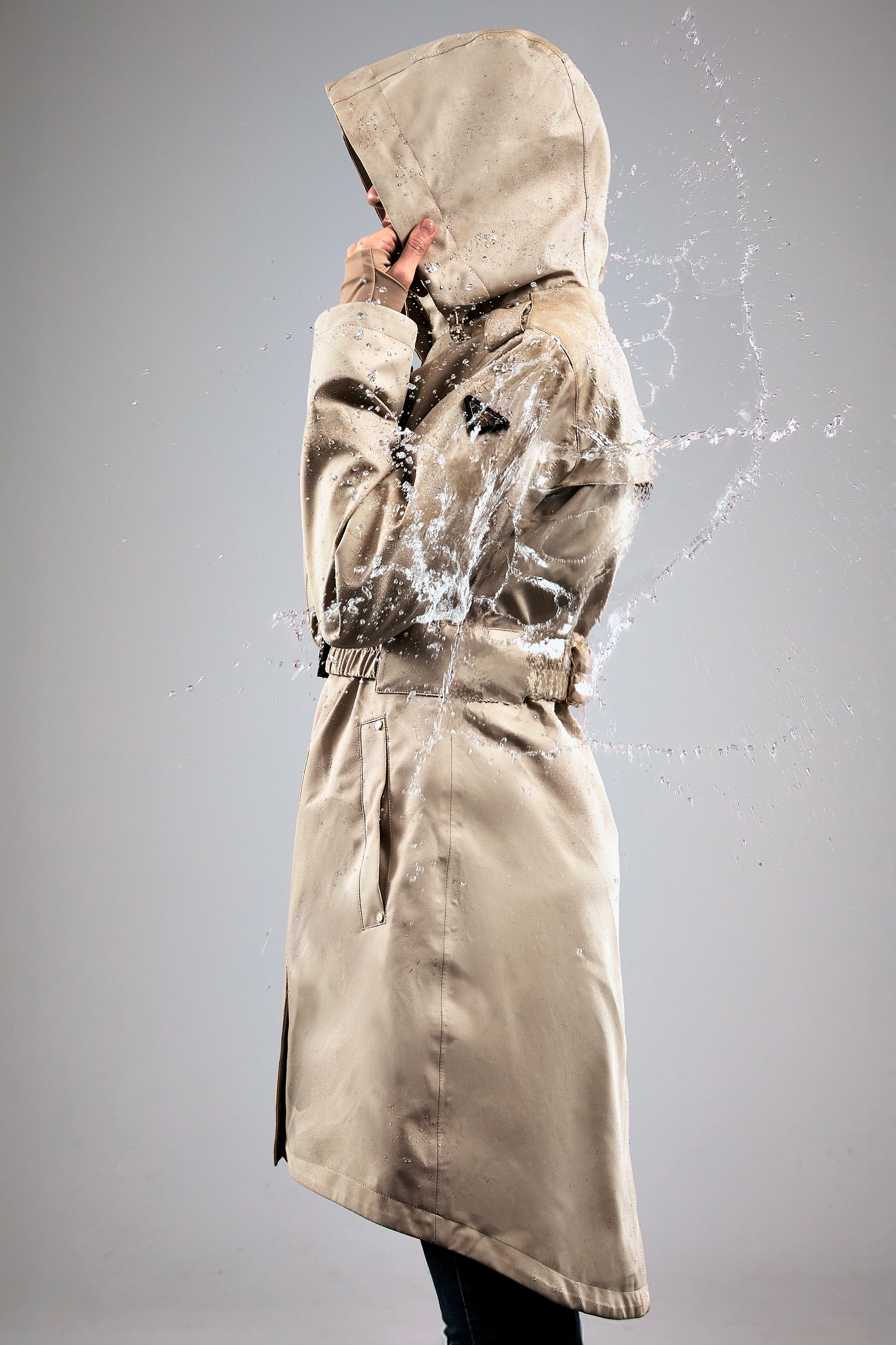 Rosedale Waterproof Parka (Stone) - Image 7