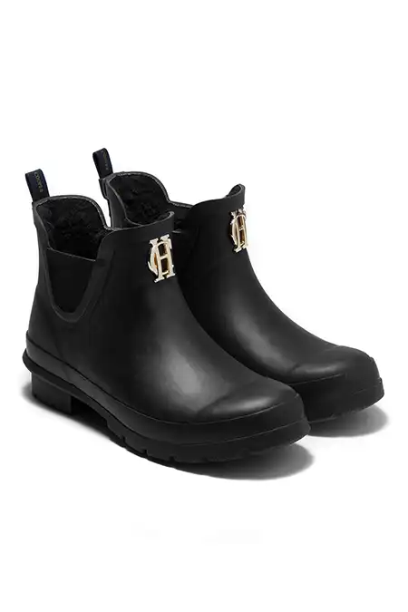 Rubber Chelsea Boot (Black) - Image 5