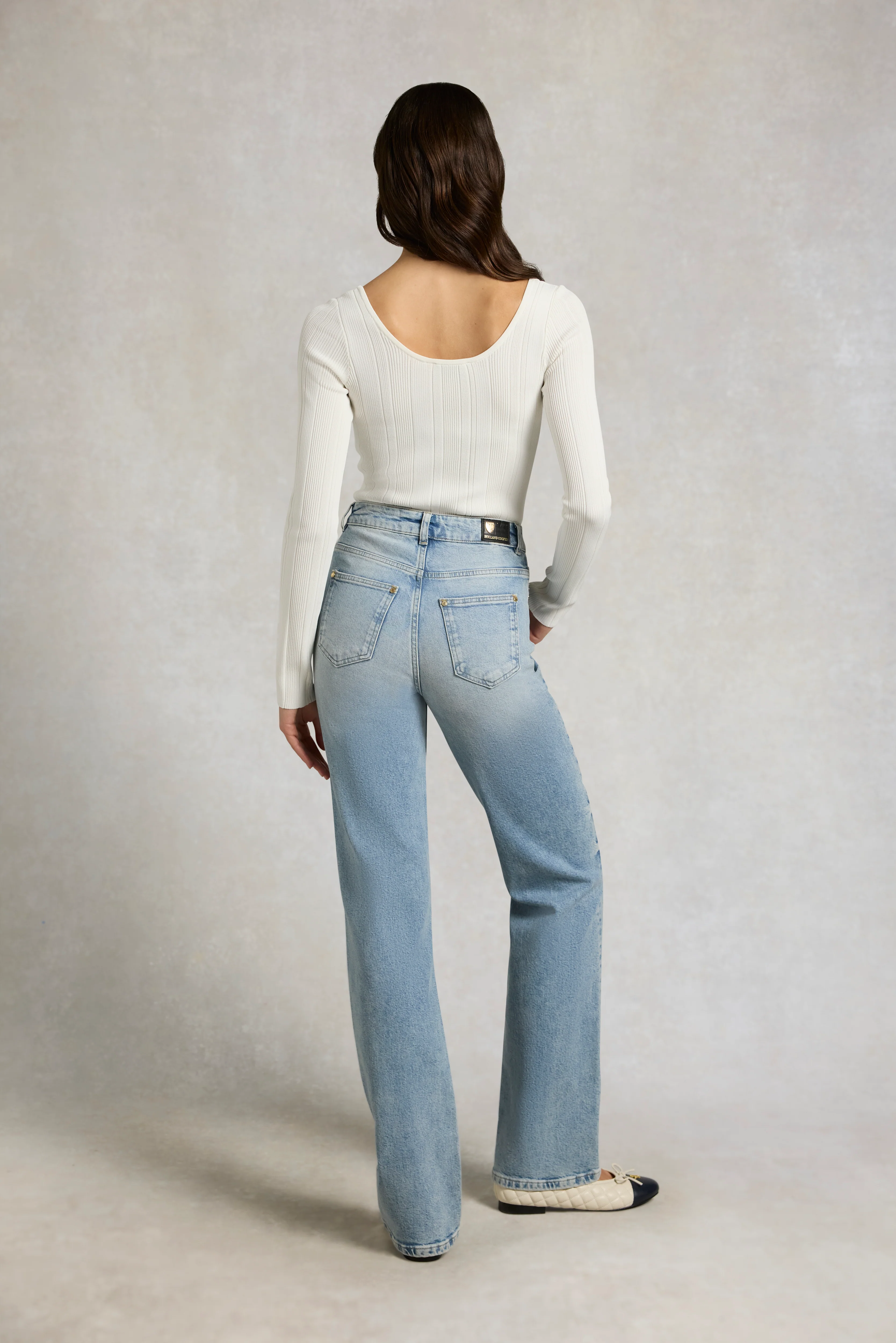 Ruby Knitted Longsleeve Top (Natural) - Image 4