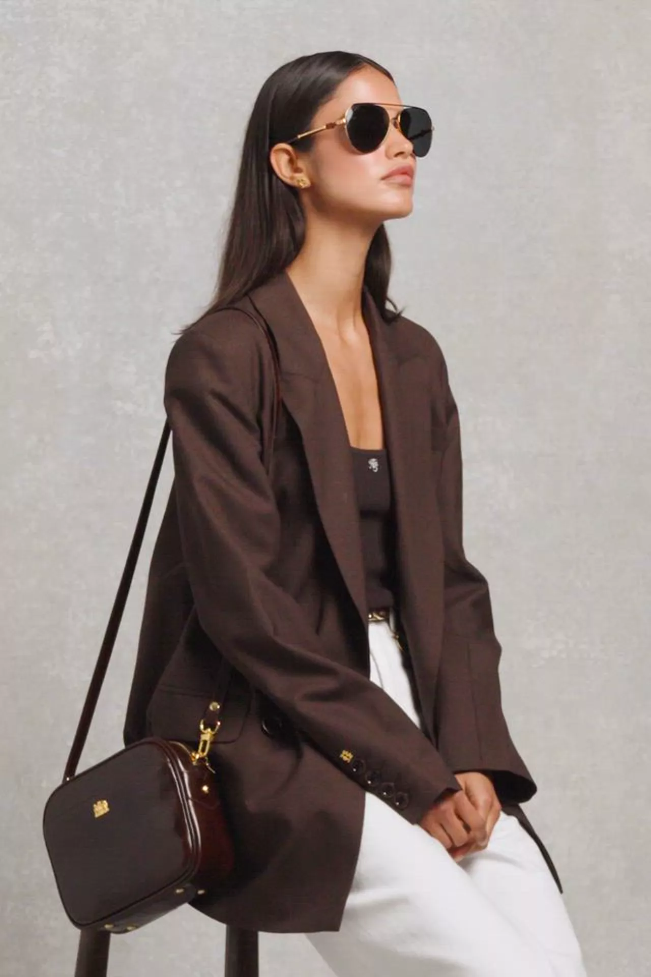 Ruby Knitted Vest (Chocolate) - Image 5