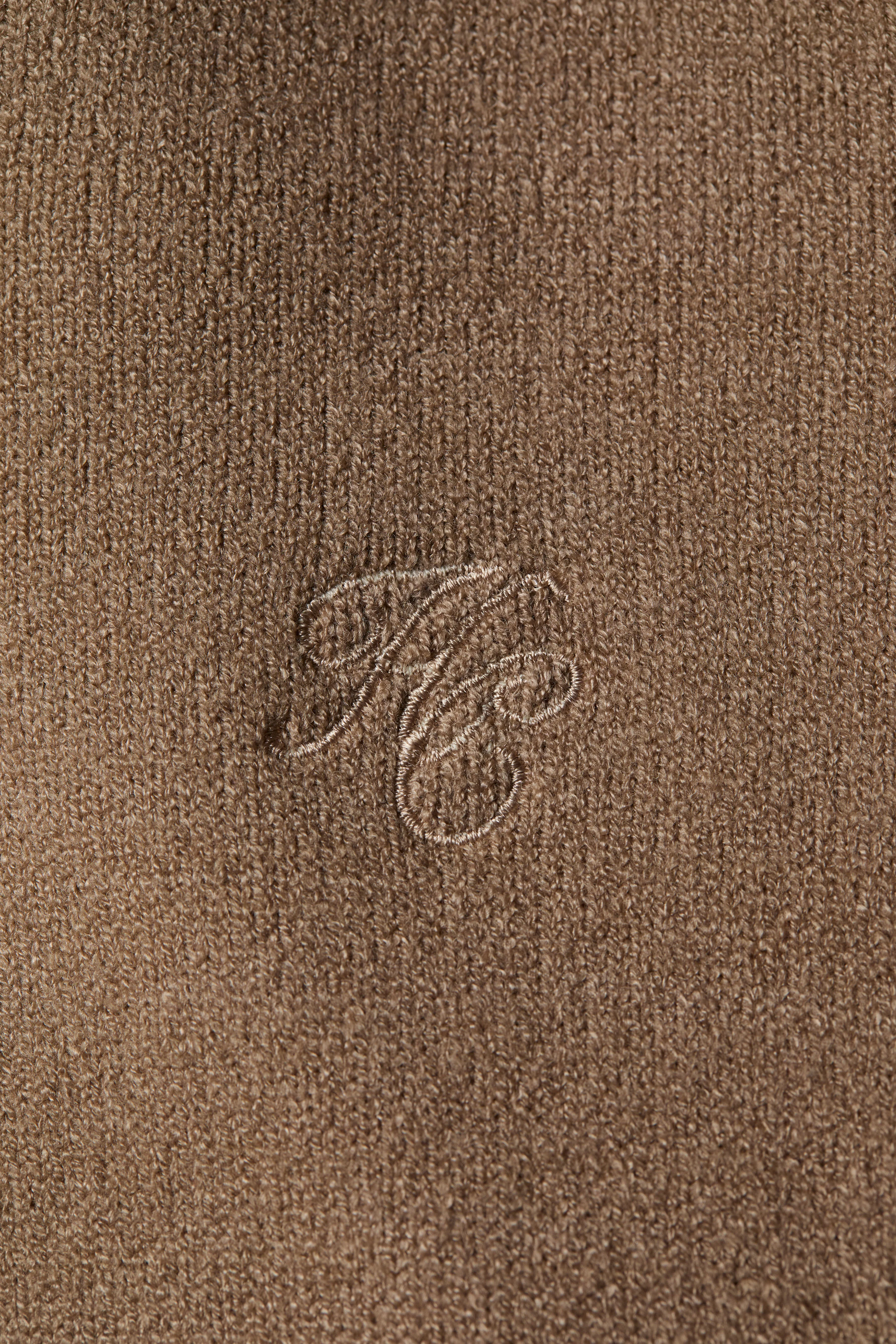 Sarah Crew Neck Knit (Dark Camel) - Image 7