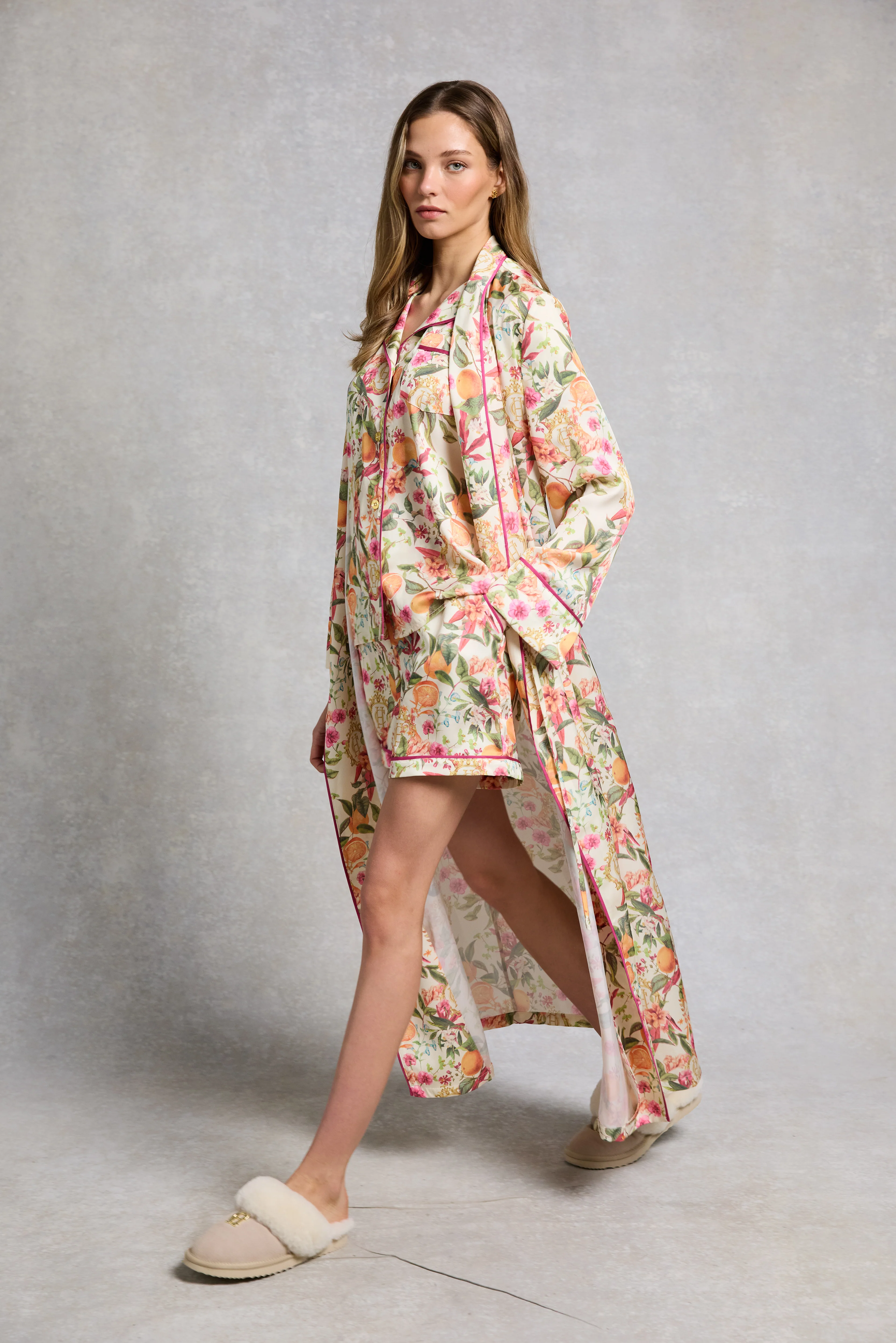 Satin Summer Pyjama Set (The Orangery) - Image 3