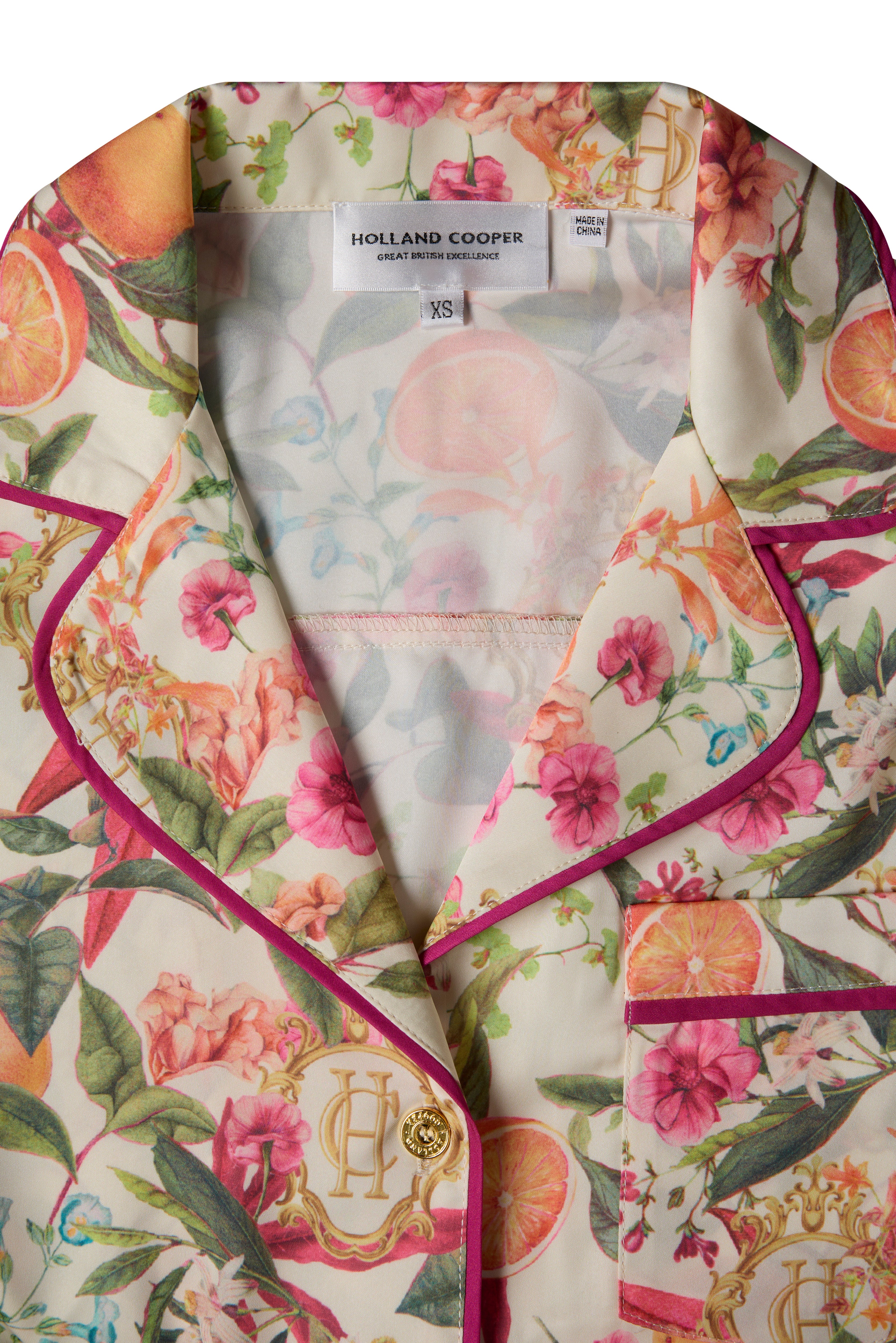 Satin Summer Pyjama Set (The Orangery) - Image 8