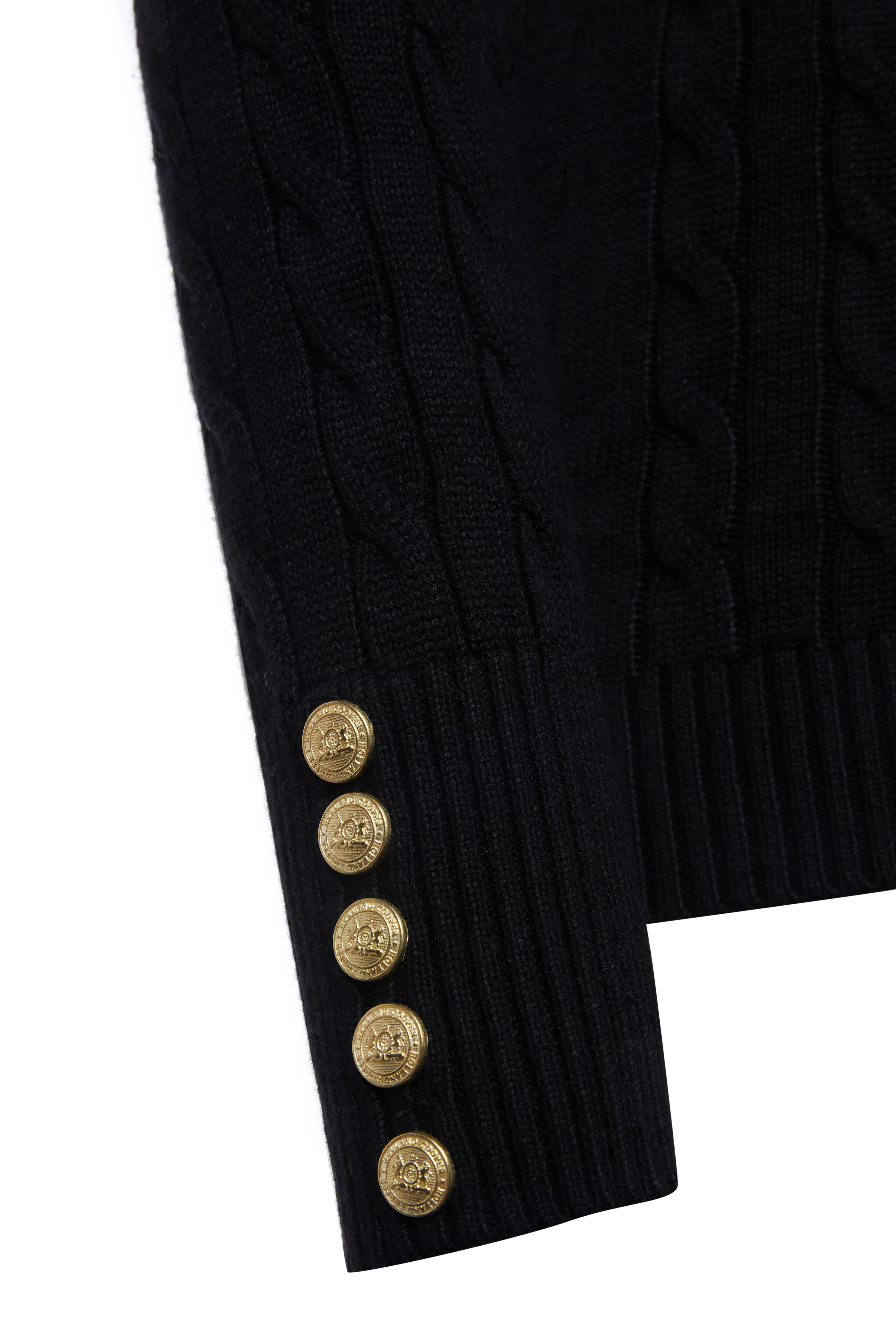 Seattle V-Neck Knit (Black) - Image 7