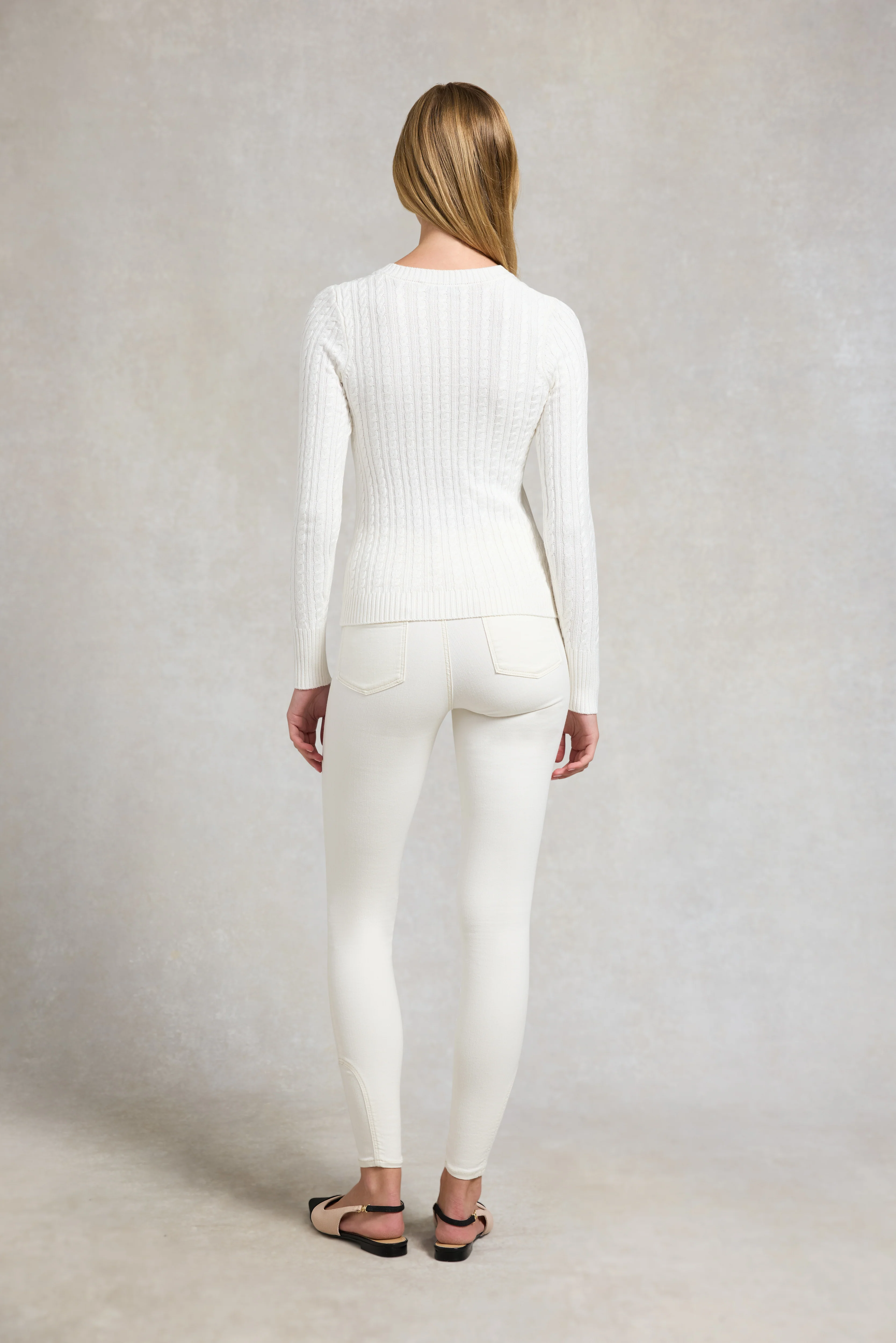 Seattle V-Neck Knit (Winter White) - Image 5