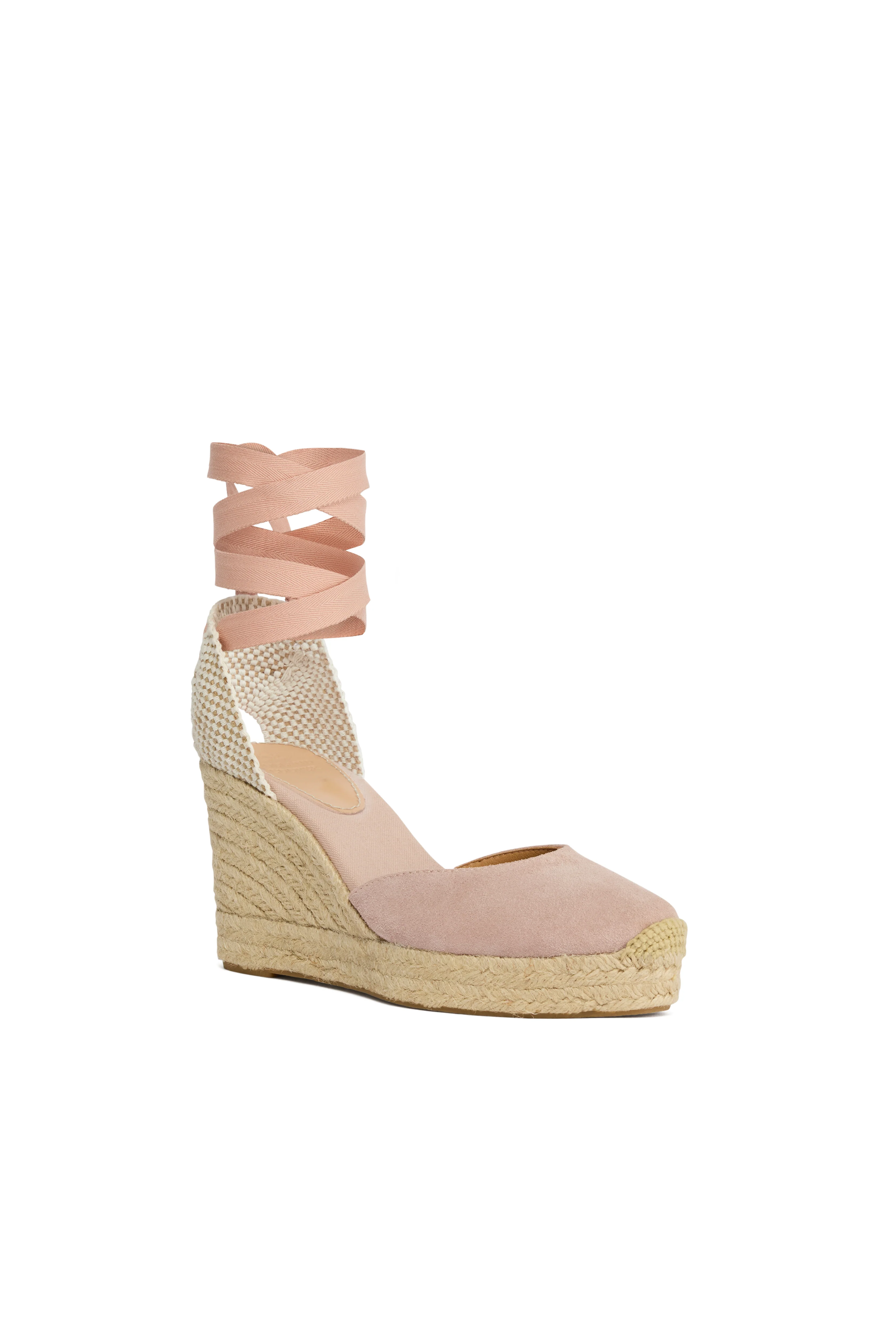 Seville Wedge Espadrille (Blush Pink) - Image 8