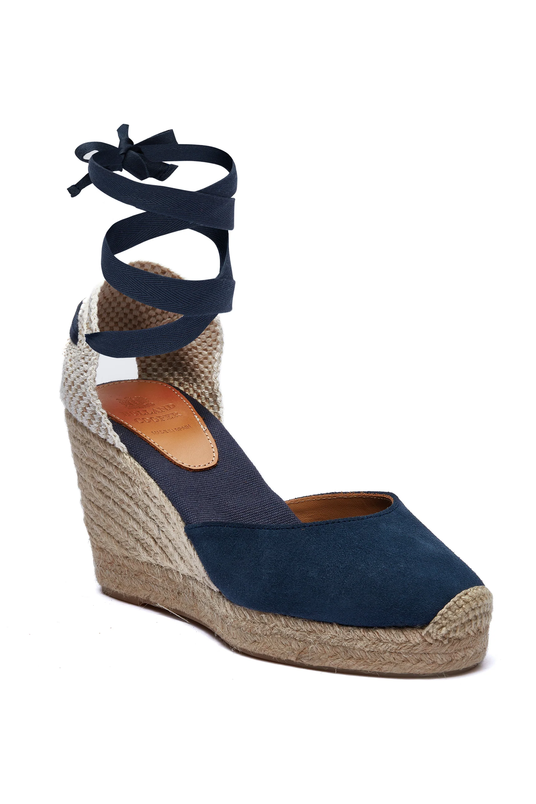 Seville Wedge Sandal (Navy) - Image 5