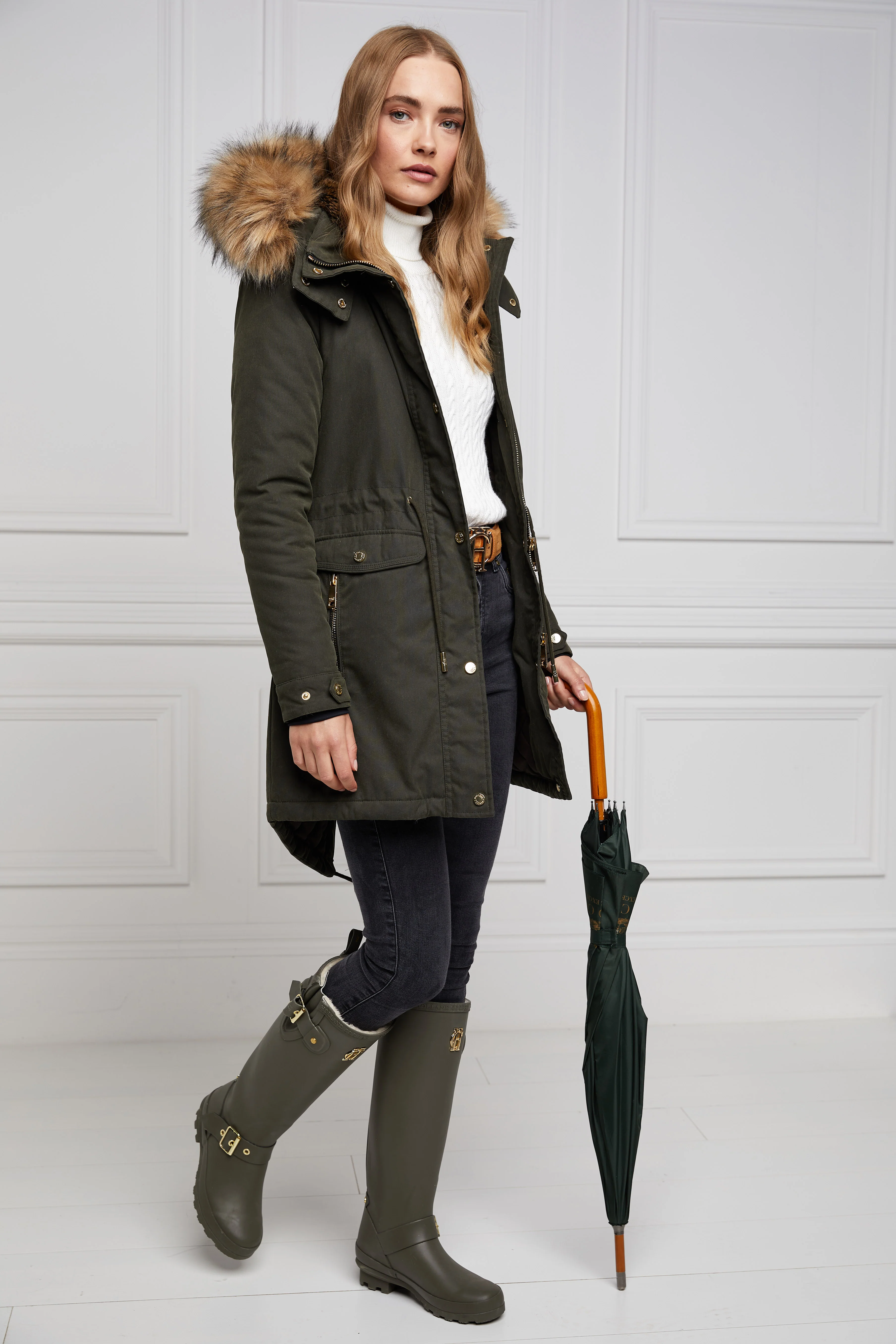 Sherpa Lined Regency Wellington (Matte Green) - Image 3