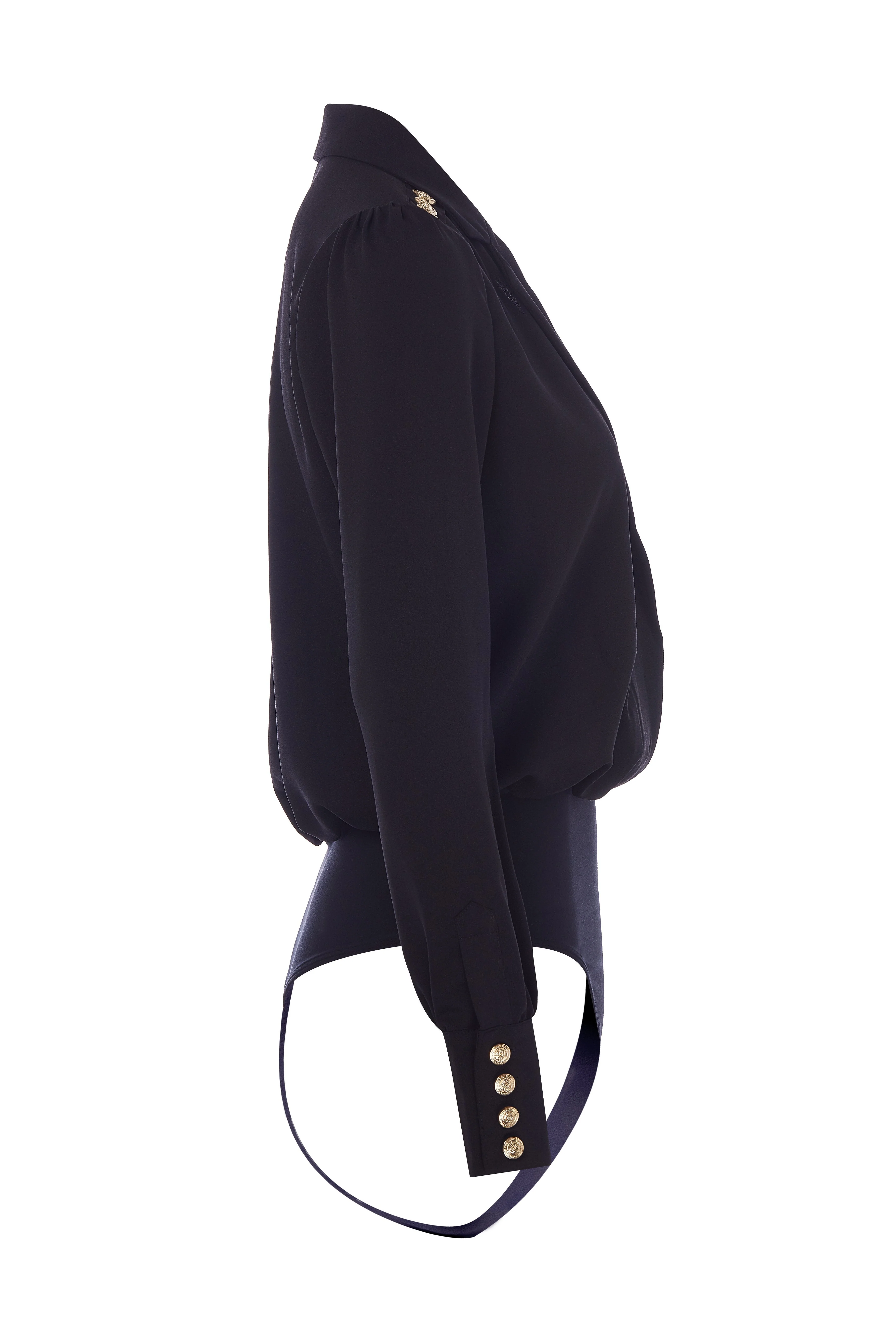 Shirt Bodysuit (Black) - Image 11