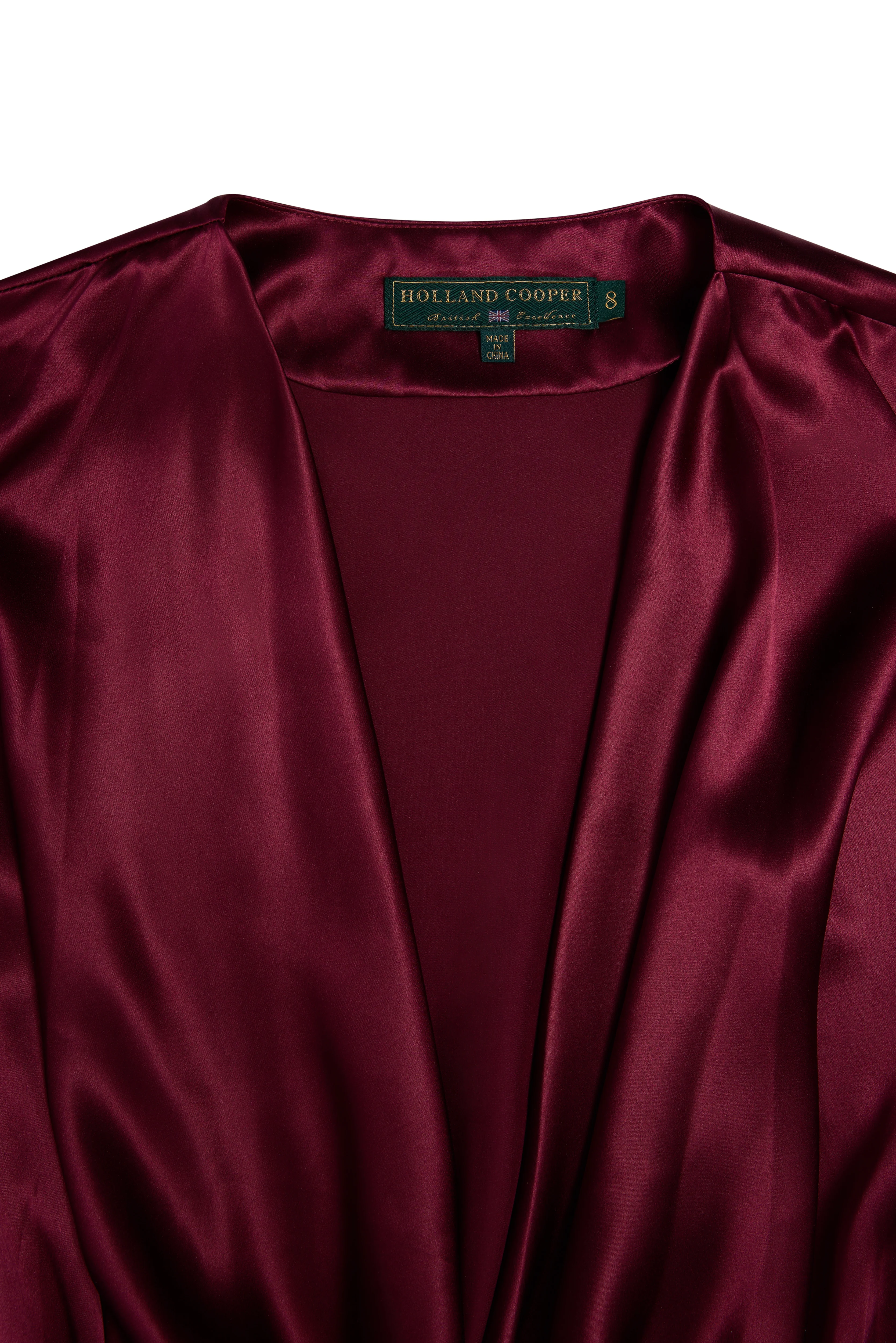 Silk Bodysuit (Burgundy) - Image 7