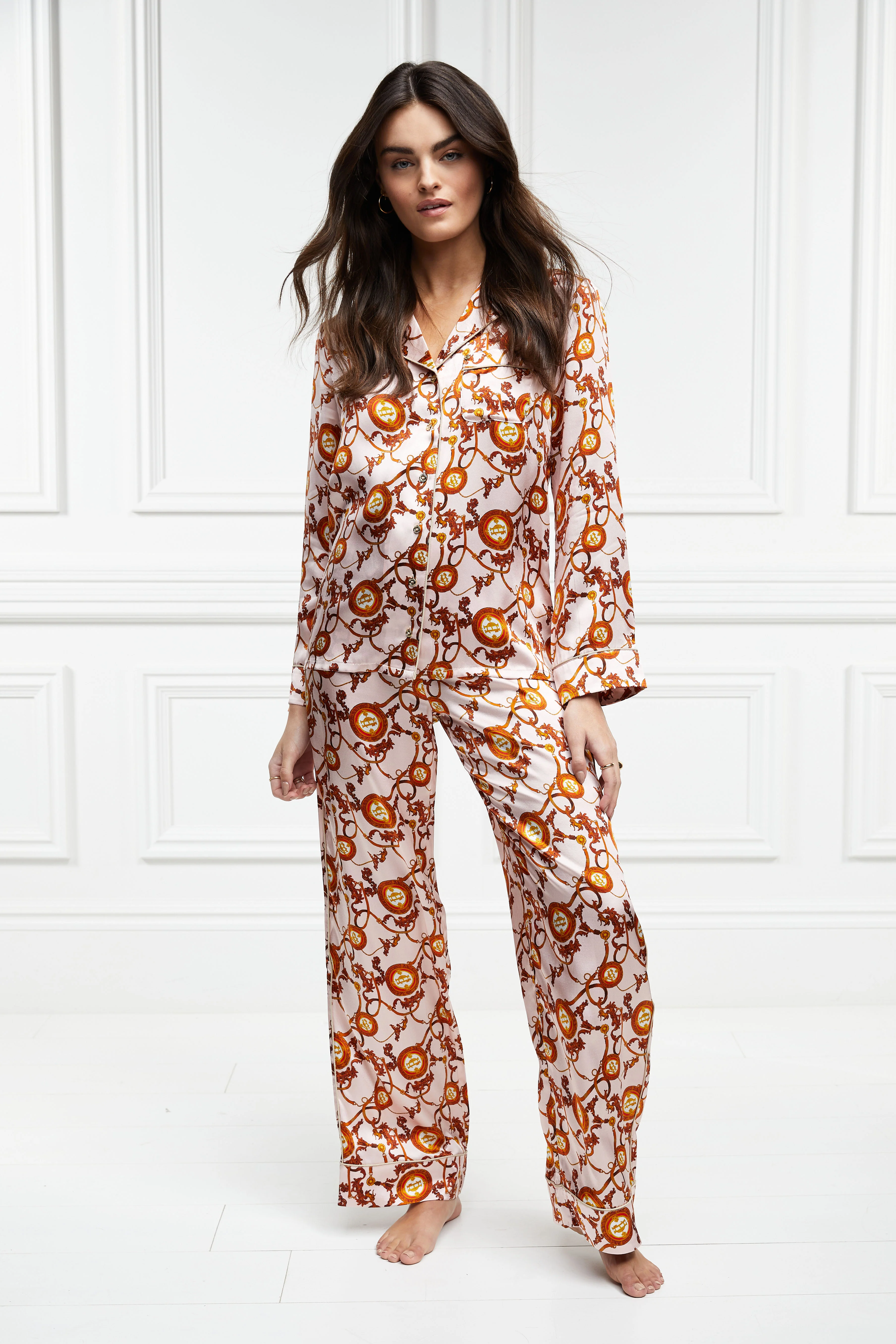 Silk Pyjama Trouser (Blush) - Image 3